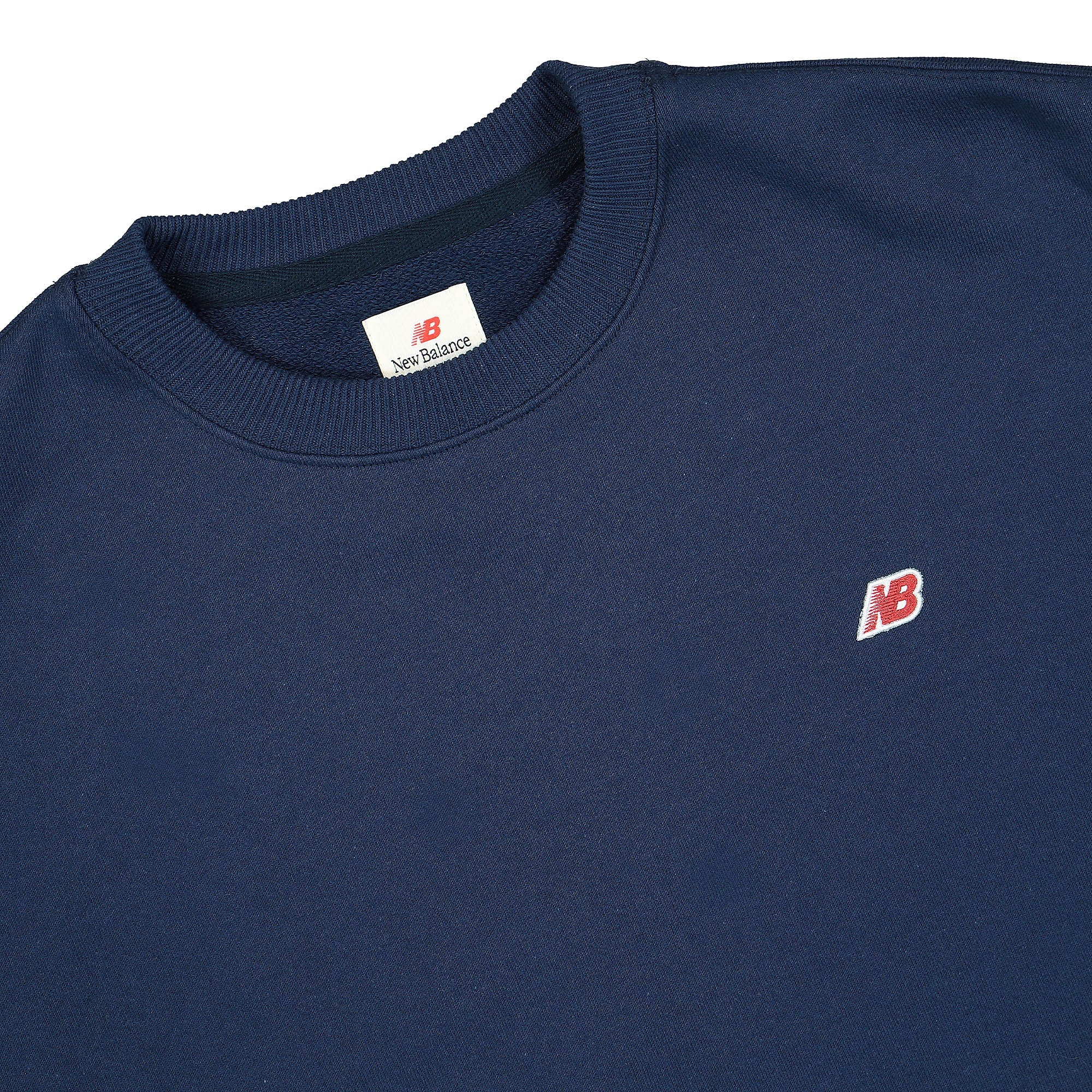 New Balance Made In USA Crew Sweatshirt Blue Sweatshirts Close-up | Overkill