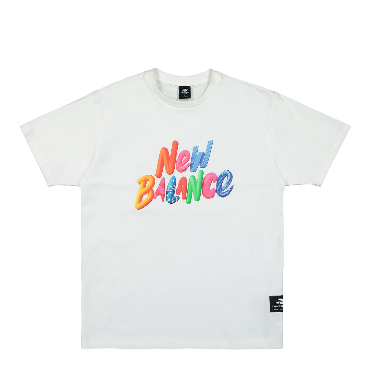 New Balance Artist Pack Velvet Spectrum Tee 2 White T-Shirts MT21557 / WT | Overkill