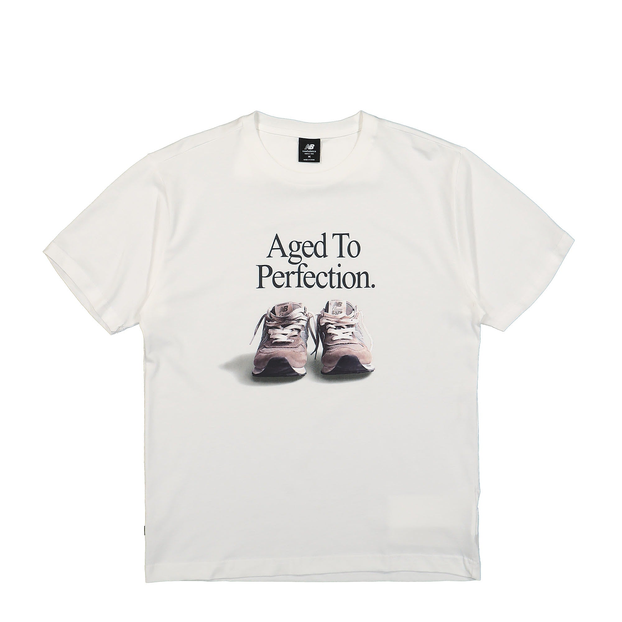 New Balance Athletics Legacies Perfection Tee White T-Shirts MT23569 | Overkill