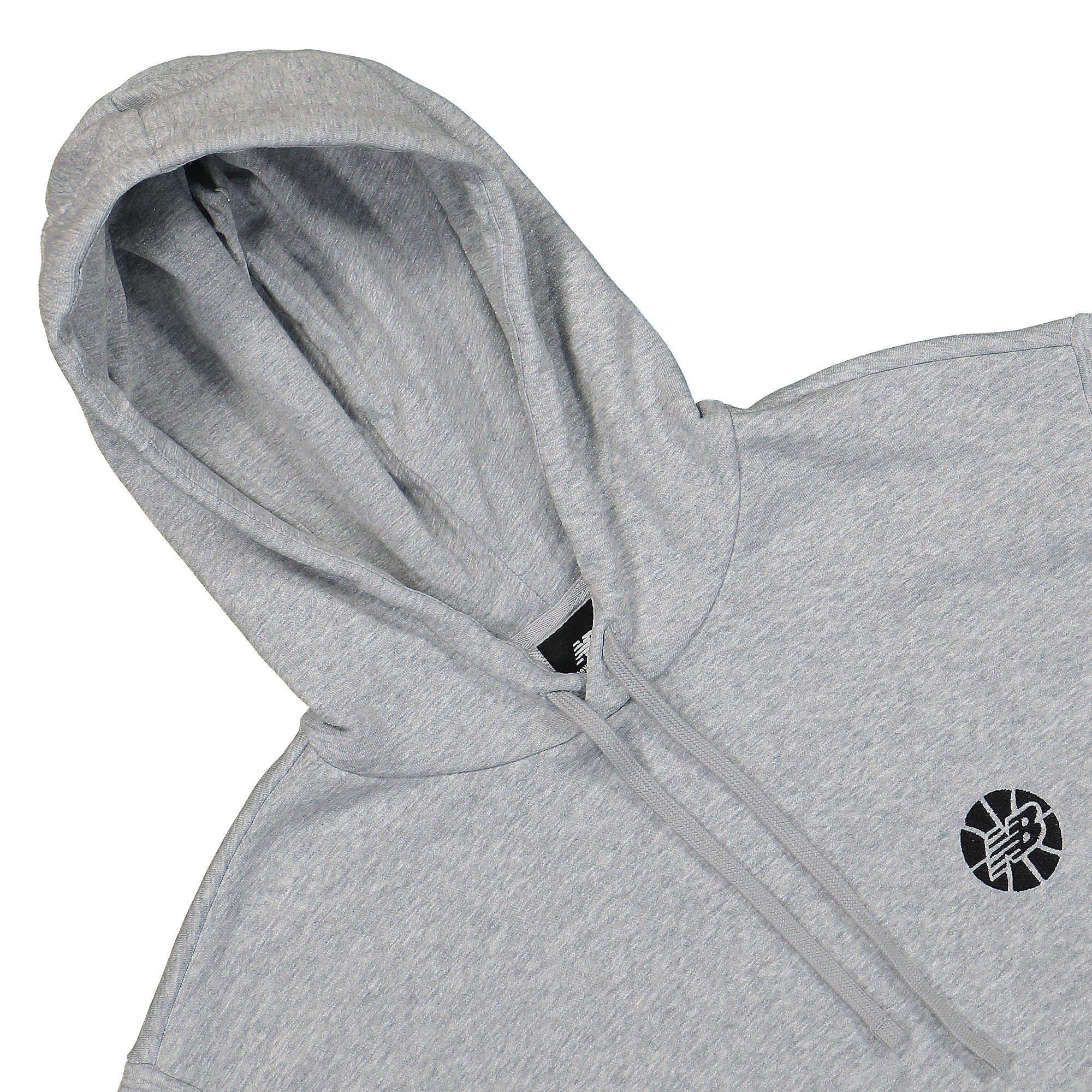 New Balance Hoops Fundamentals Hoodie Athletic Grey Hoodies Close-up | Overkill