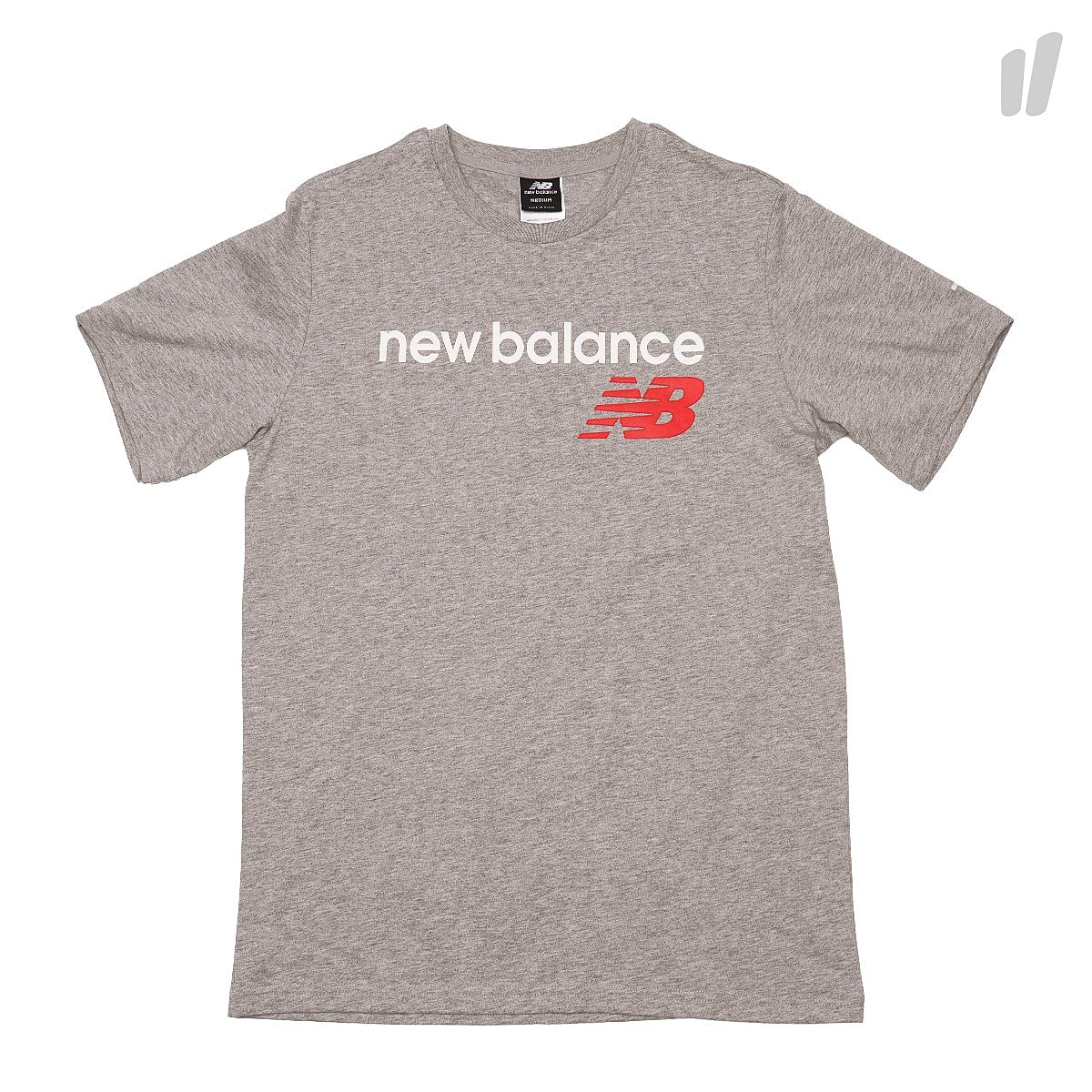 New Balance Athletics Main Logo Tee Grey T-Shirts MT73581AG / 575610-60-12 | Overkill