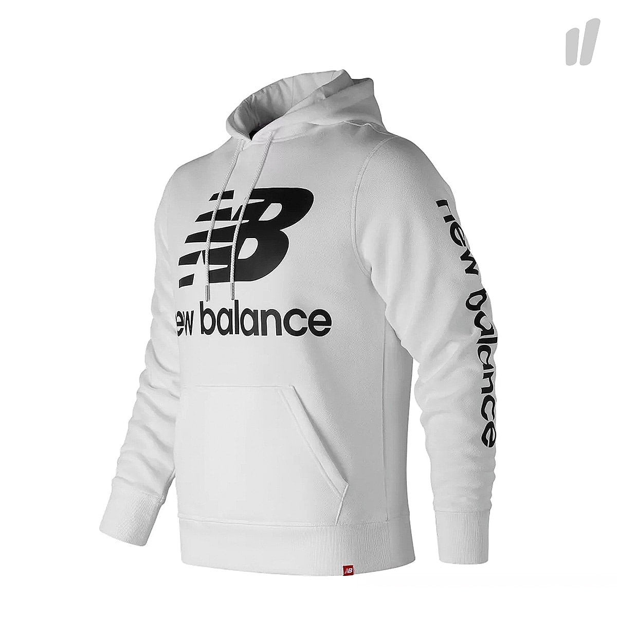New Balance Essentials Logo Hoodie White Hoodies MT 83586 WT / 660030-60-3 | Overkill