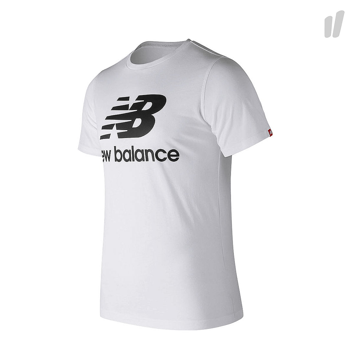 New Balance Essentials Stacked Logo Tee White T-Shirts MT83530WT / 660060-60-3 | Overkill