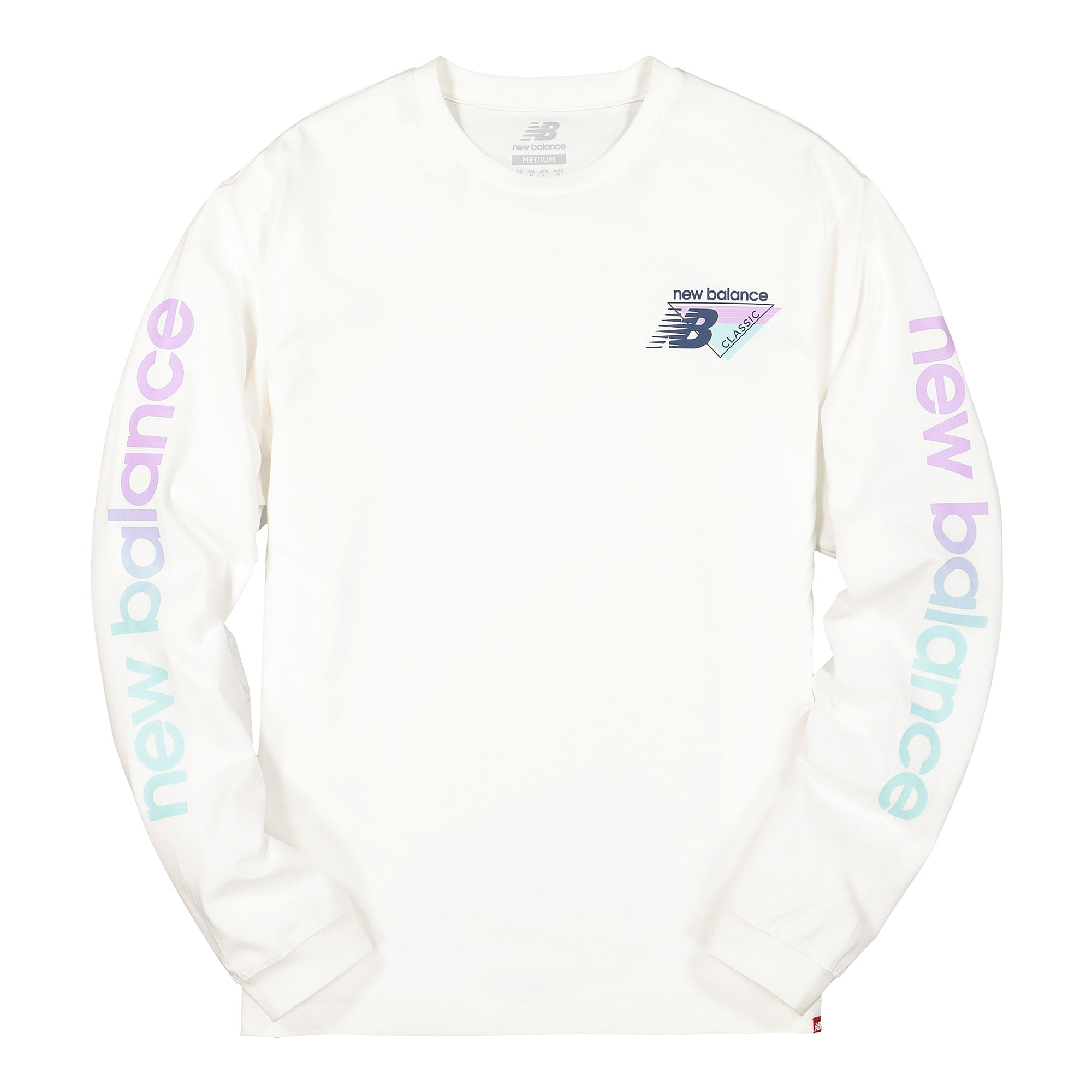 New Balance Essential 90s LS T Top Tee White Longsleeves MT91545WT / 690980-60-3 | Overkill