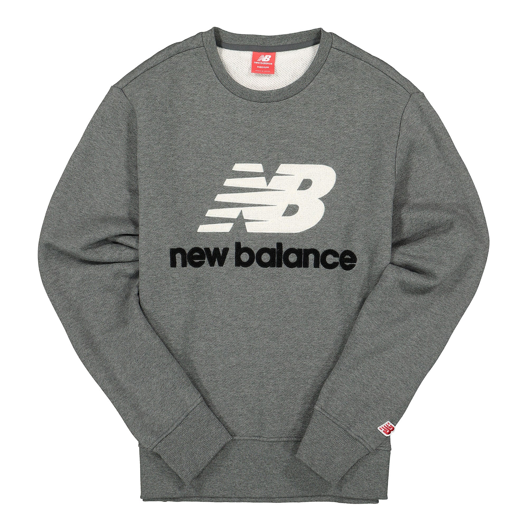New Balance Athletics Stadium Crew Dark Heather Grey Sweatshirts MT93546DGH / 742230-60-63 | Overkill
