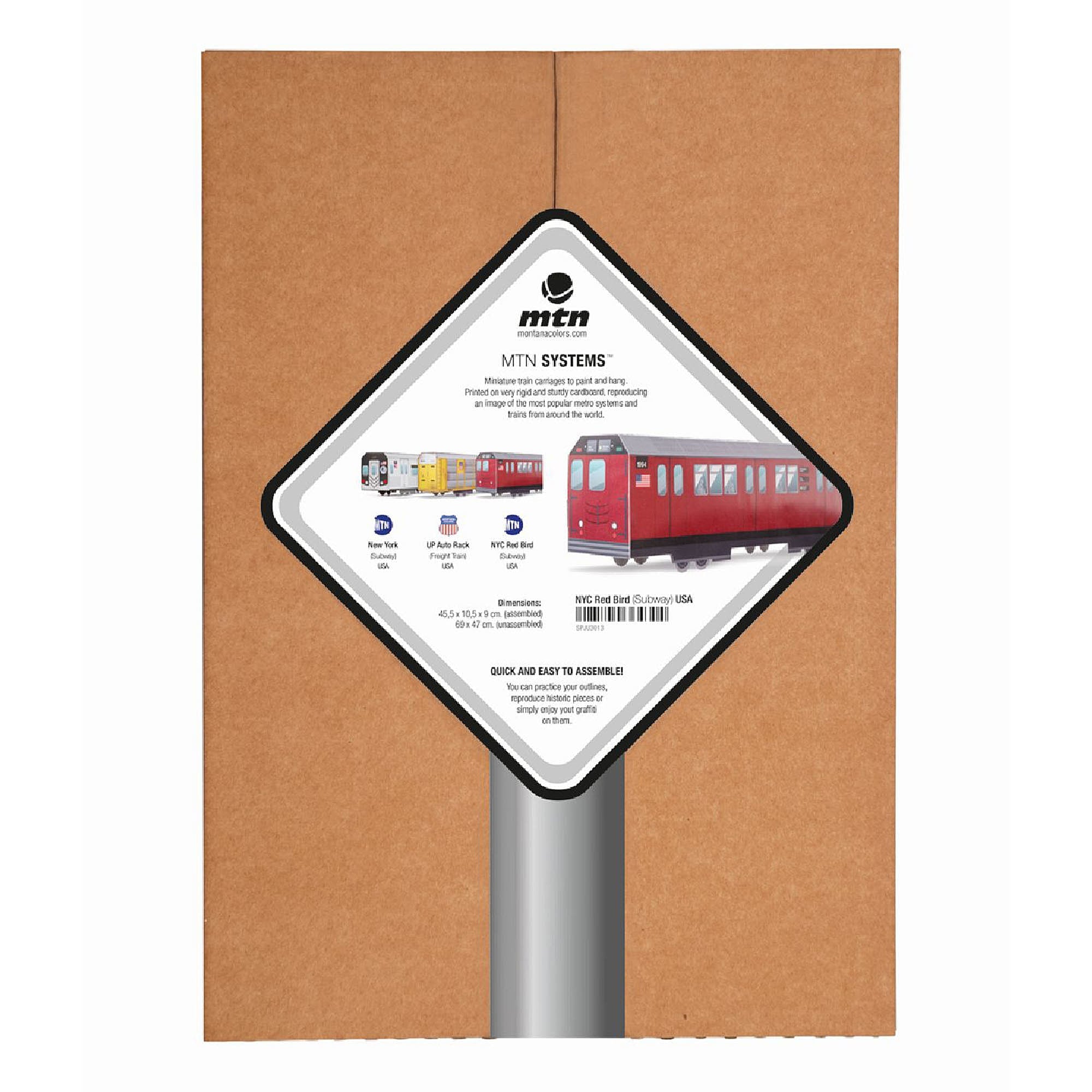 MTN Systems Miniatur Trains - New York Redbird Multi Mini Trains Material | Overkill