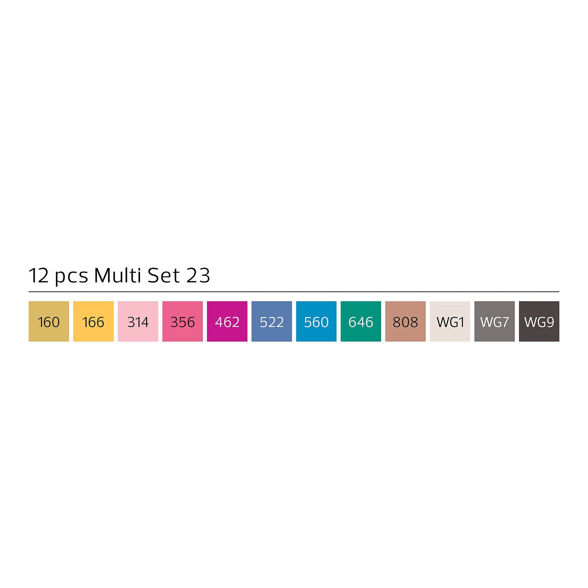 Stylefile marker 12er multi set 23 0 Marker Material | Overkill