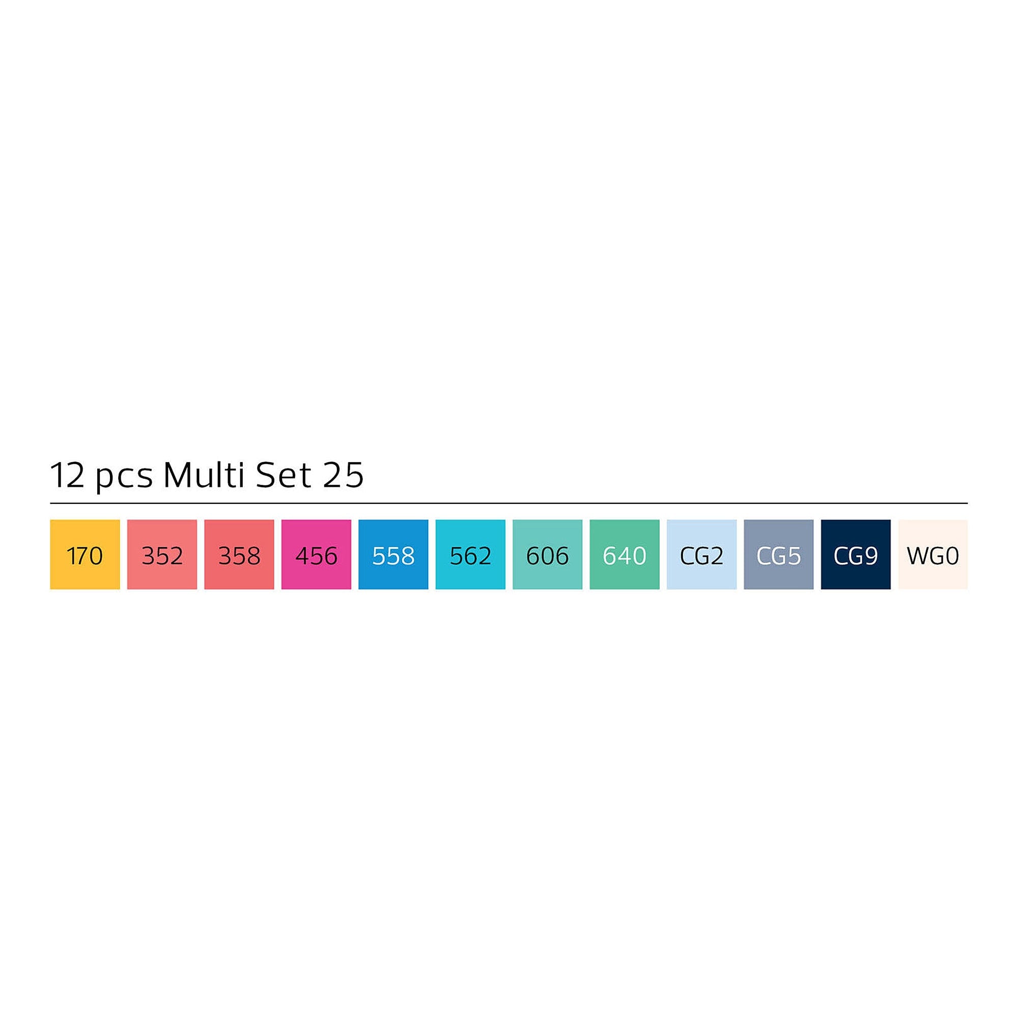 Stylefile marker 12er multi set 25 0 Marker Material | Overkill