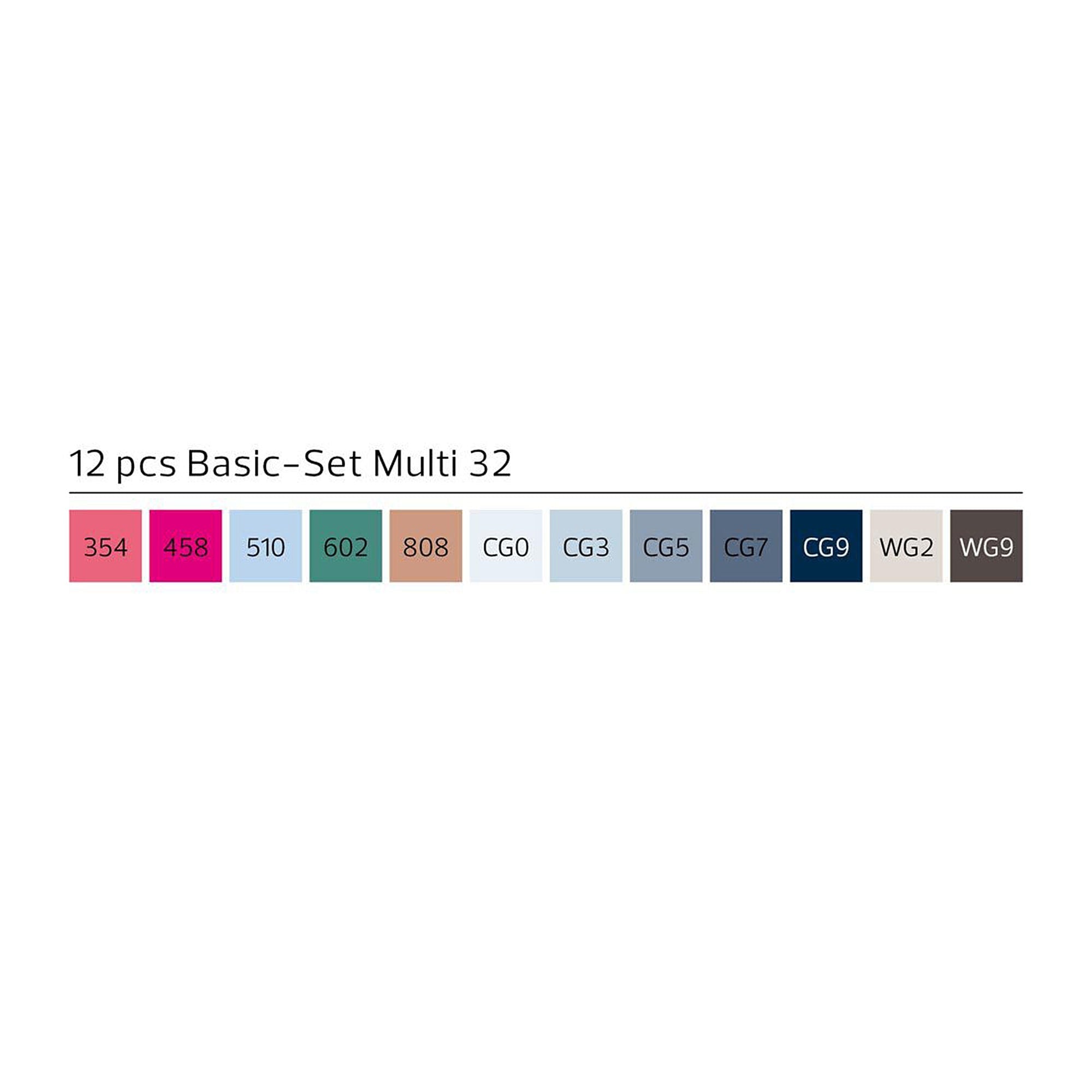 Stylefile marker 12er multi set 32 0 Marker Material | Overkill