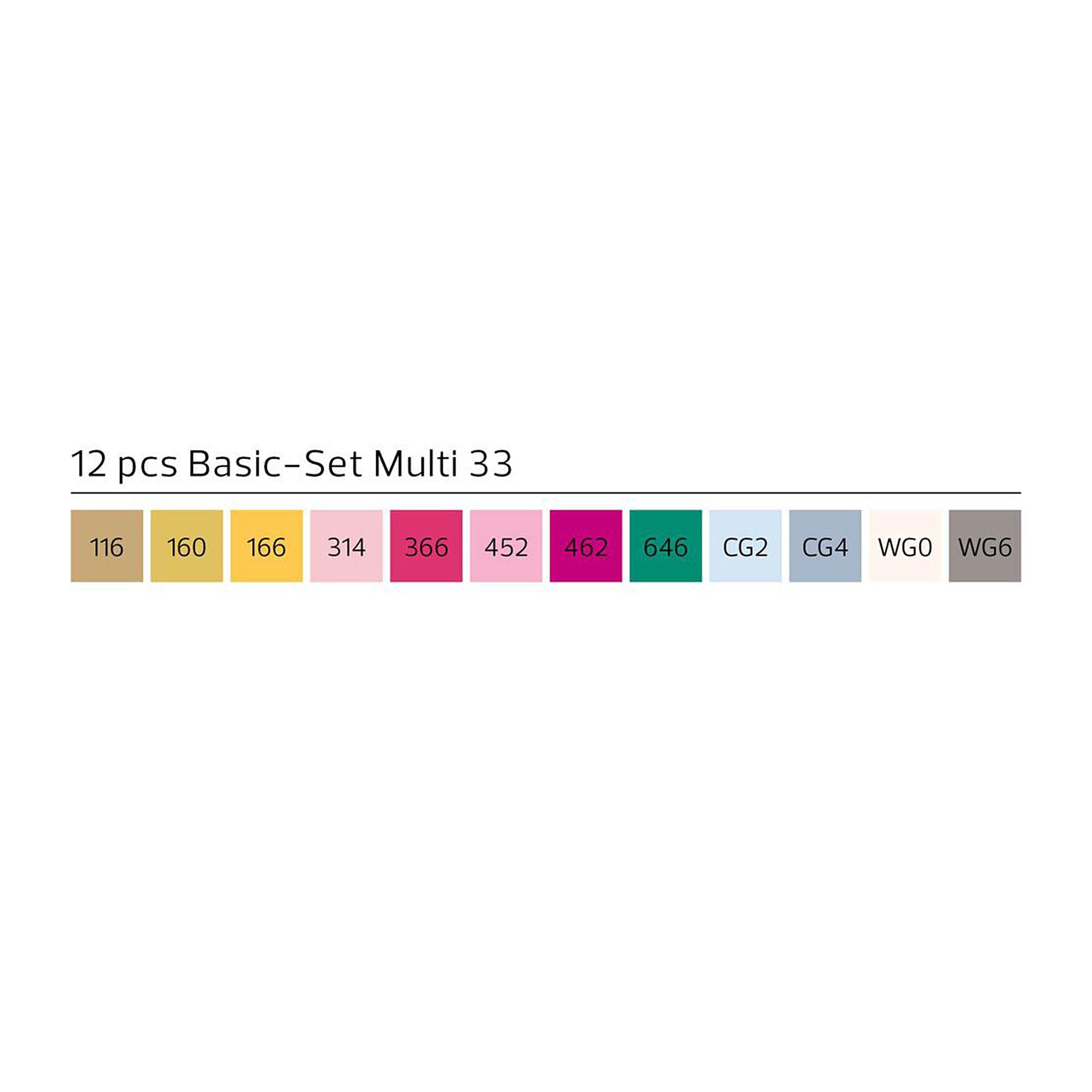 Stylefile marker 12er multi set 33 0 Marker Material | Overkill