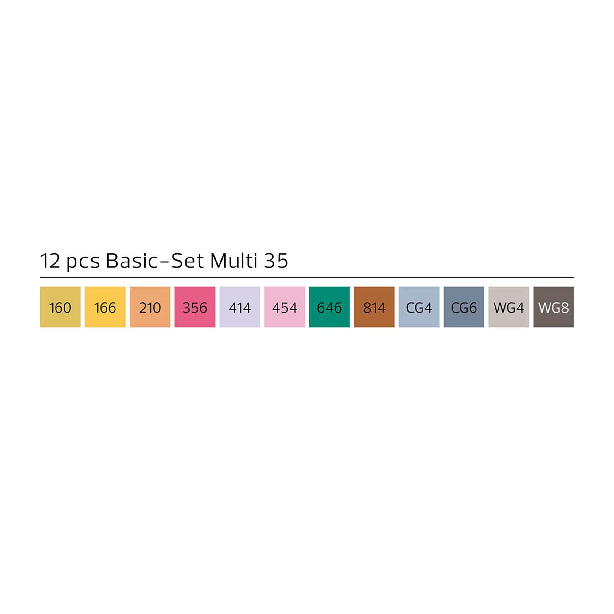 Stylefile marker 12er multi set 35 0 Marker Material | Overkill
