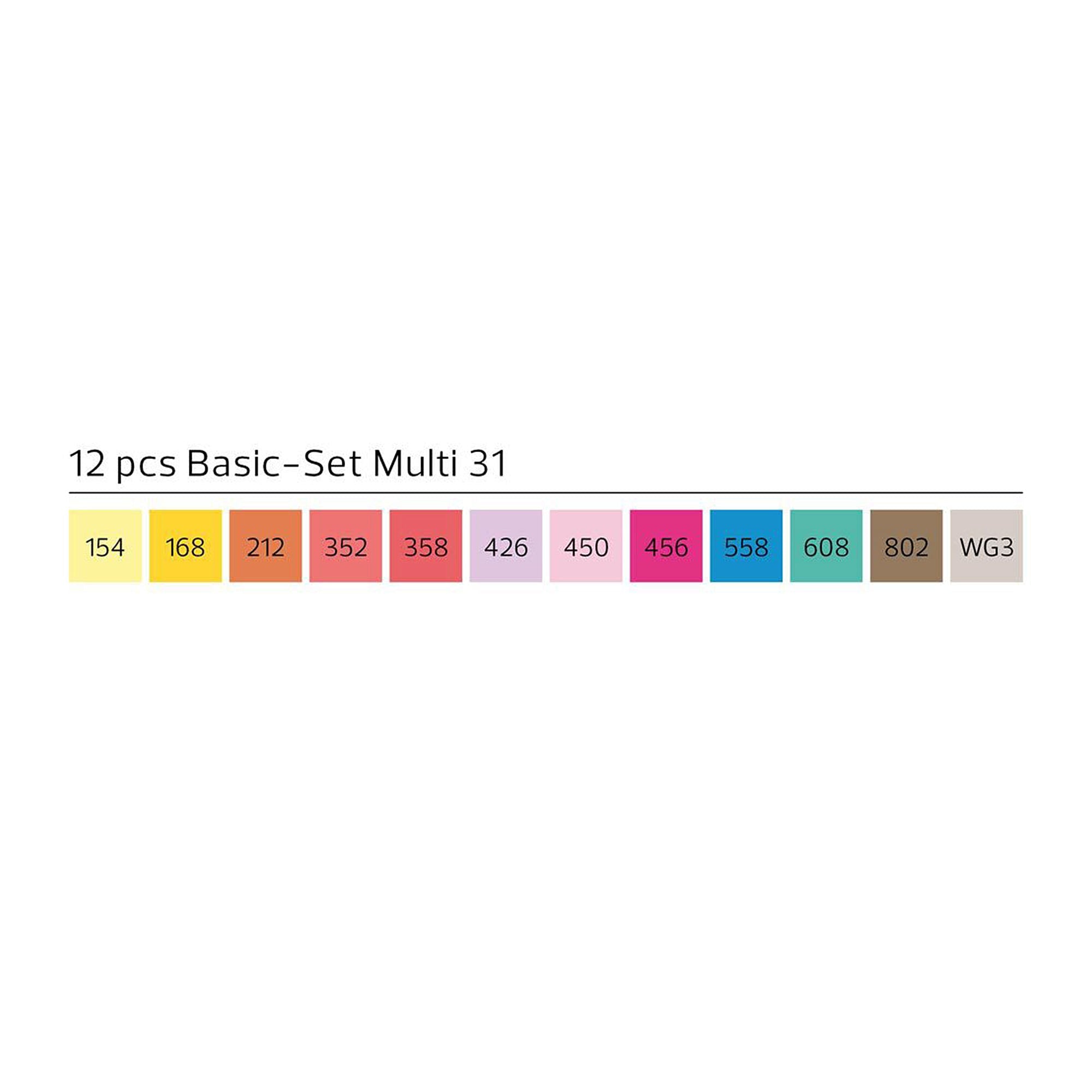 Stylefile marker 12er multi set 31 0 Marker Material | Overkill