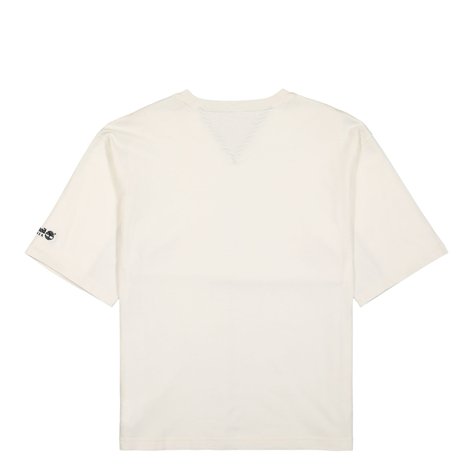 Timberland Ri Logo T-Shirt Ivory T-Shirts Material | Overkill