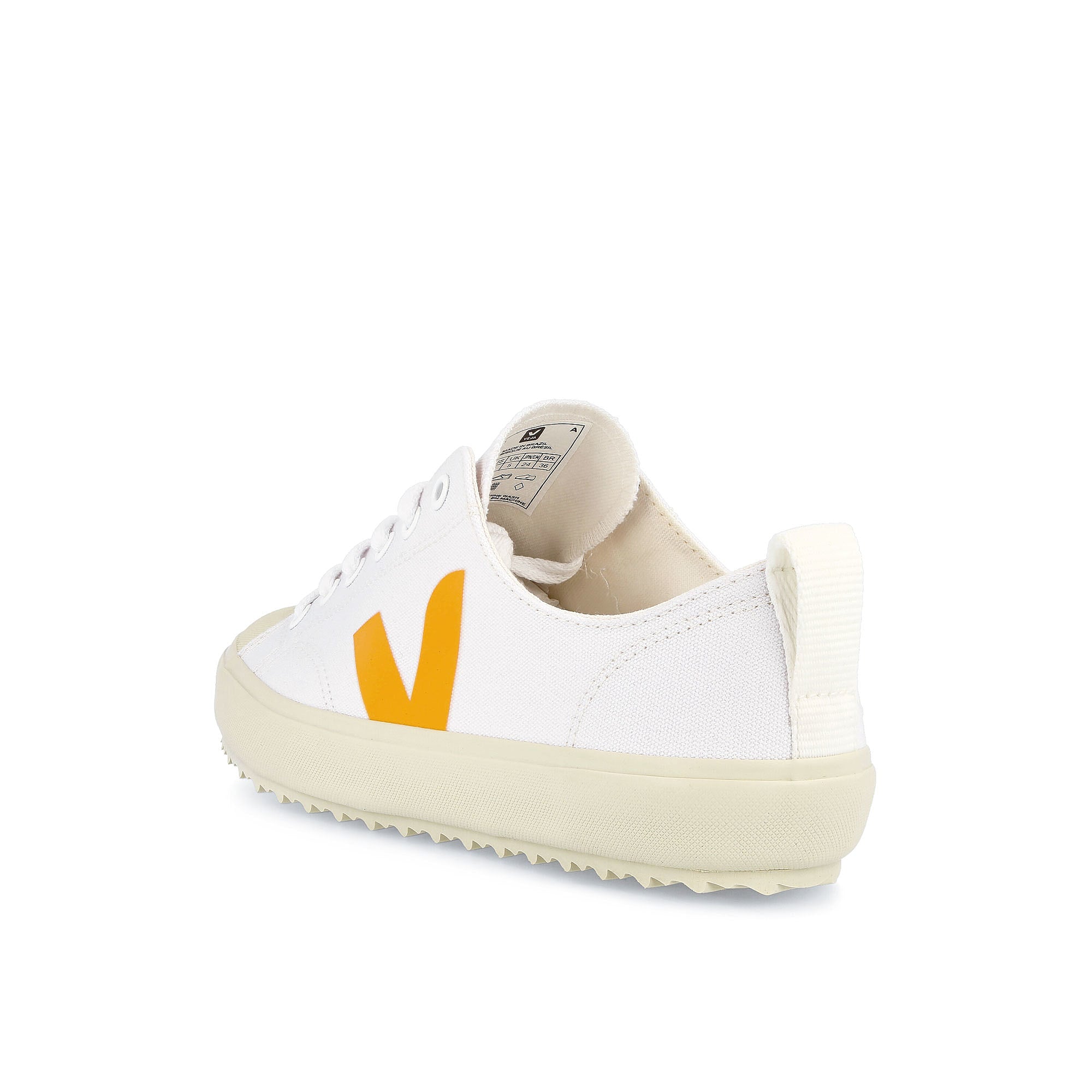 Veja wmns nova canvas White / Yellow Close-up | Overkill