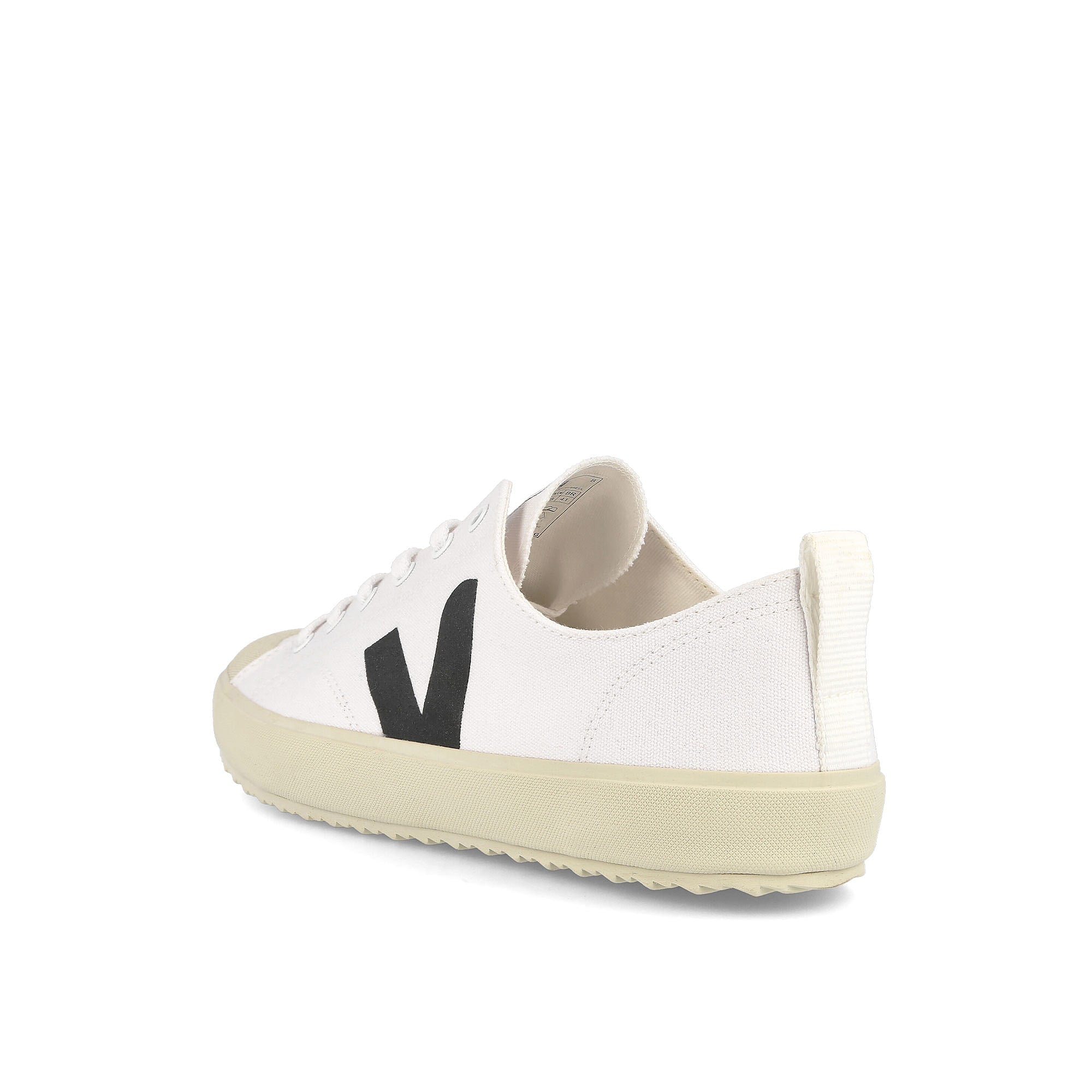 Veja wmns nova canvas White-Black Low Top Sneakers Material | Overkill