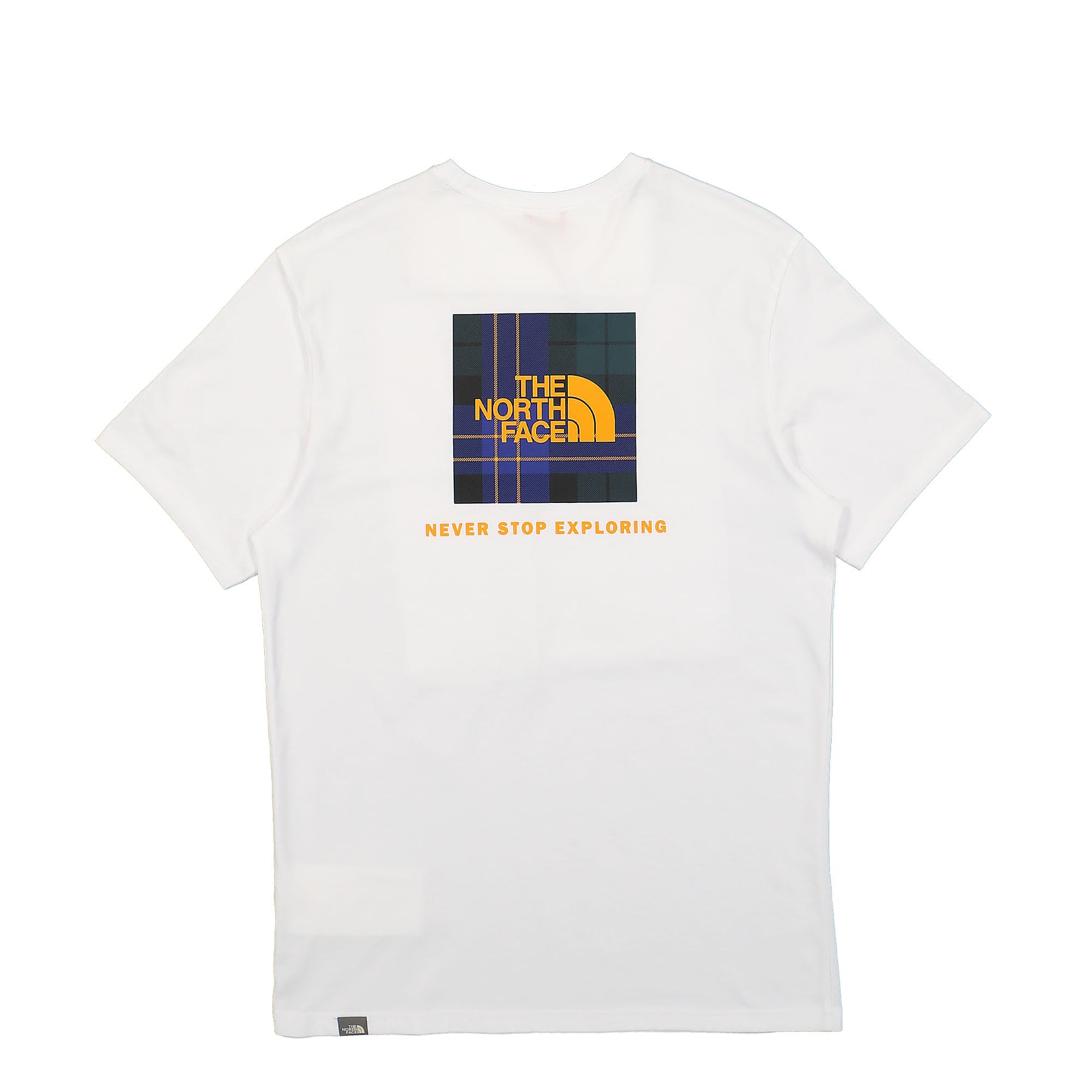 The North Face S/S Red Box Tee White / Panderosa Green T-Shirts Material | Overkill