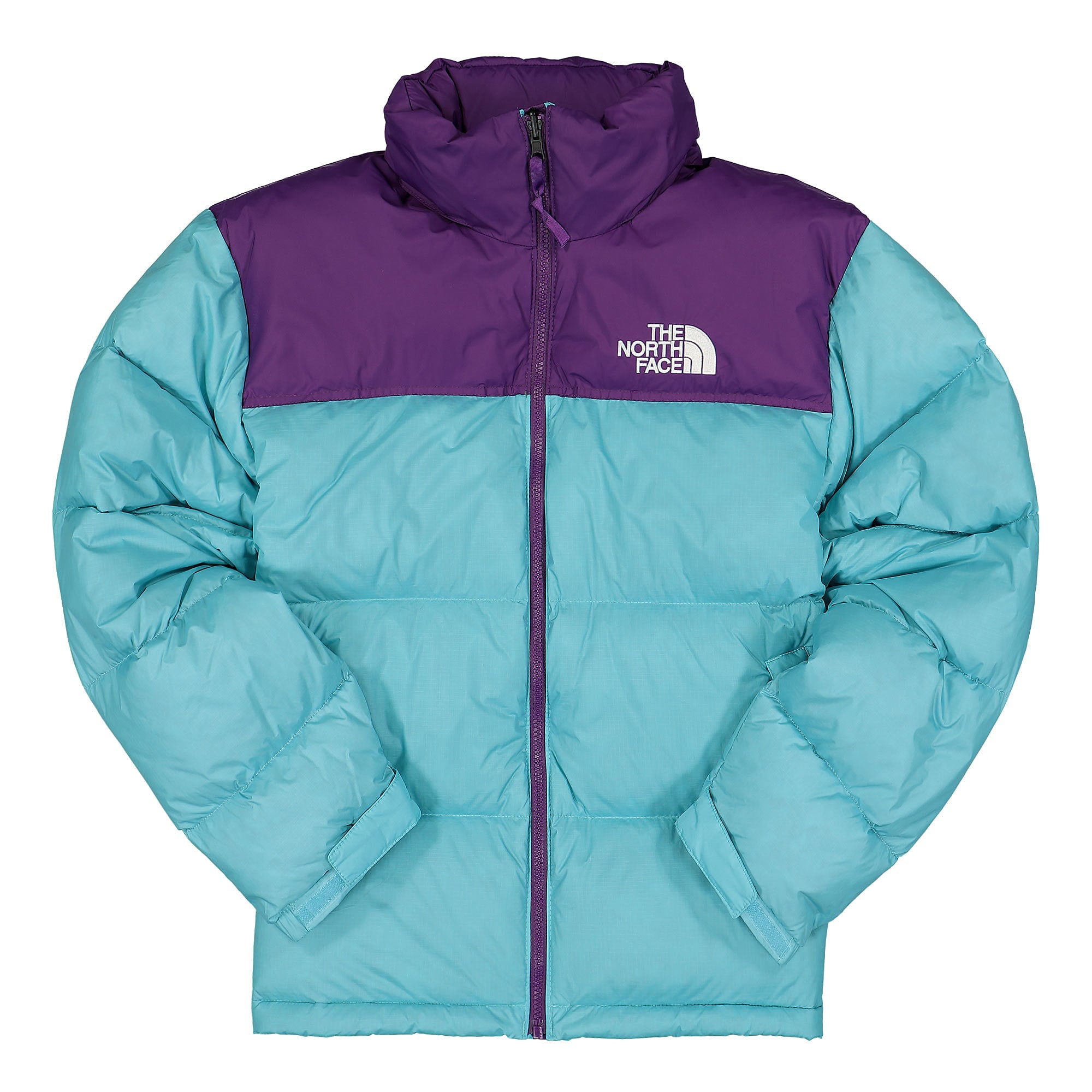 The North Face 1996 Retro Nuptse Jacket Transantarctic Blue - Gravity Purple Puffer Jackets NF0A3C8D25D | Overkill