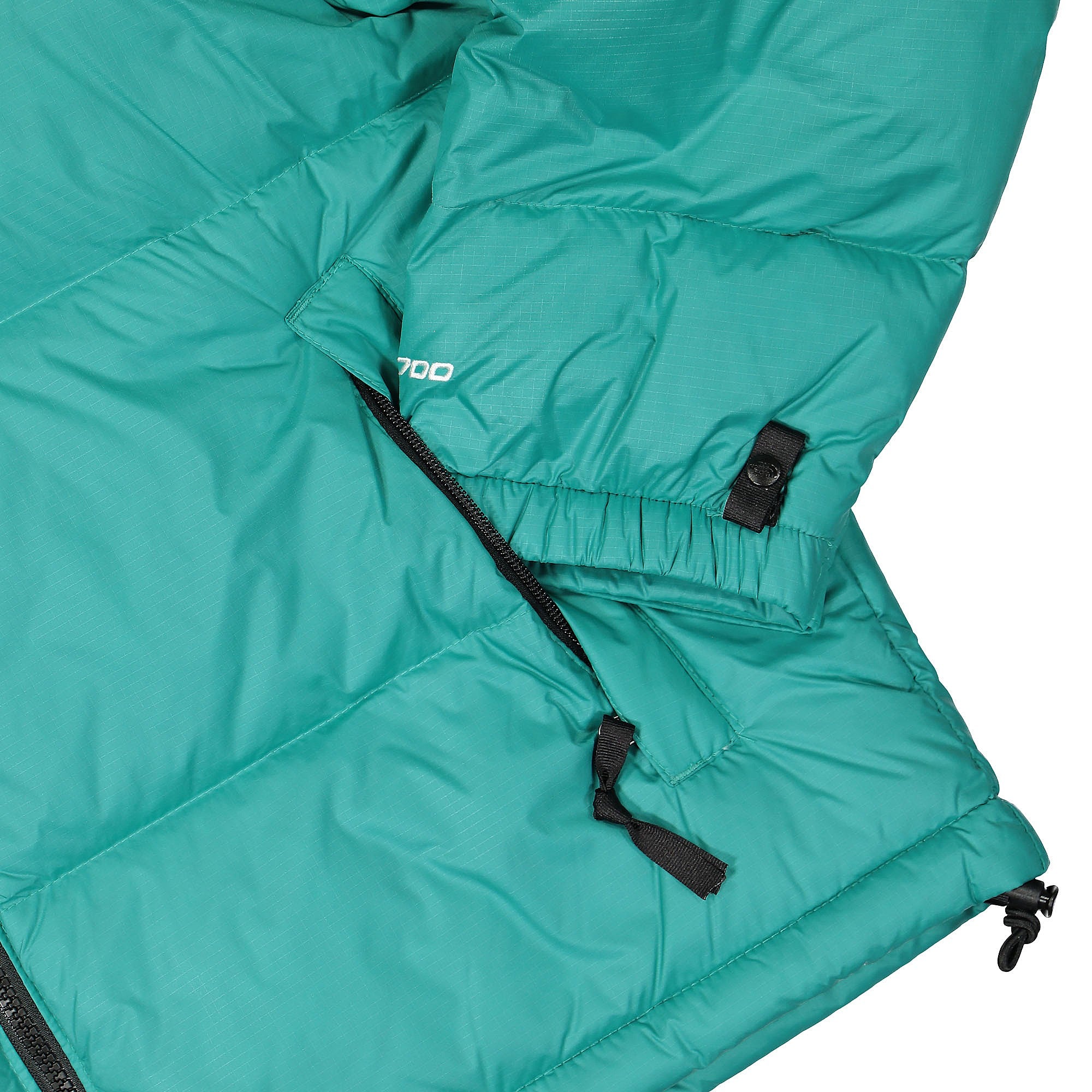 The North Face 1996 Retro Nuptse Jacket Porcelain Green Puffer Jackets Detailfoto | Overkill