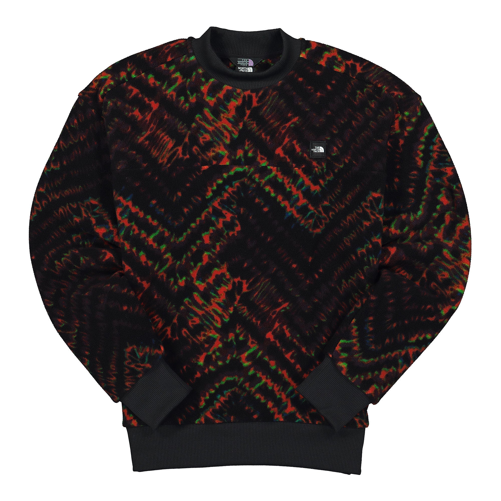 The North Face Fleeski Crew Flare Shibori Oversized Print Sweatshirts NF0A4M8CUL71 | Overkill