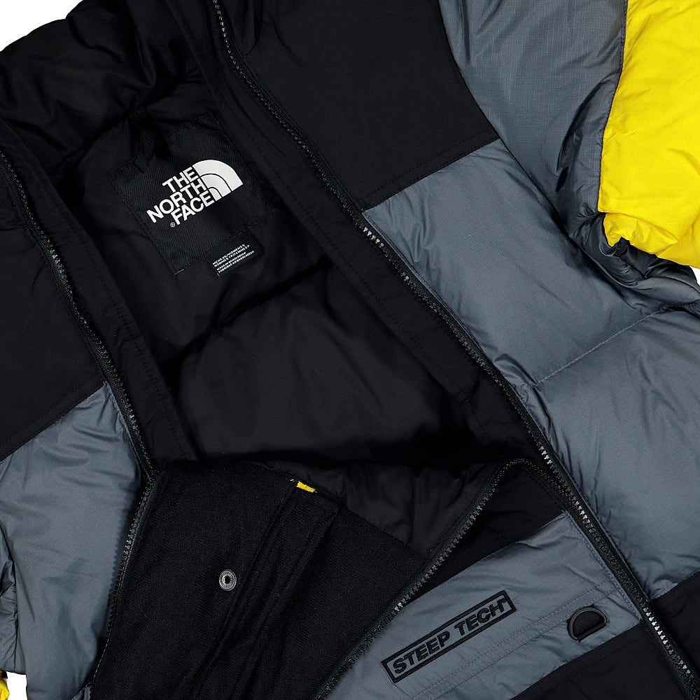The North Face Steep Tech Down Jacket Vanadis Grey / Black Jackets Close-up | Overkill