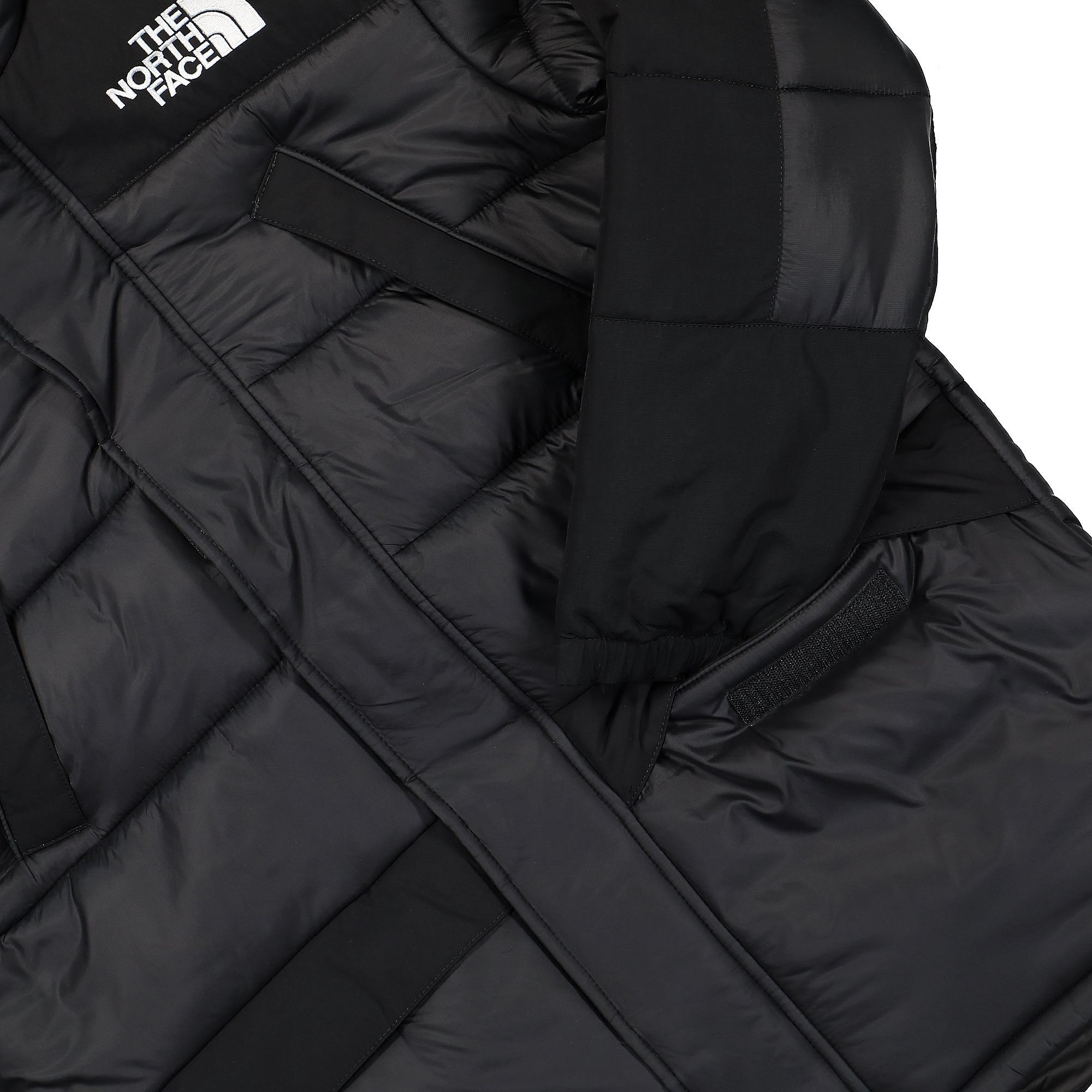The North Face Himalayan Insulated Parka Black Puffer Jackets Detailfoto | Overkill