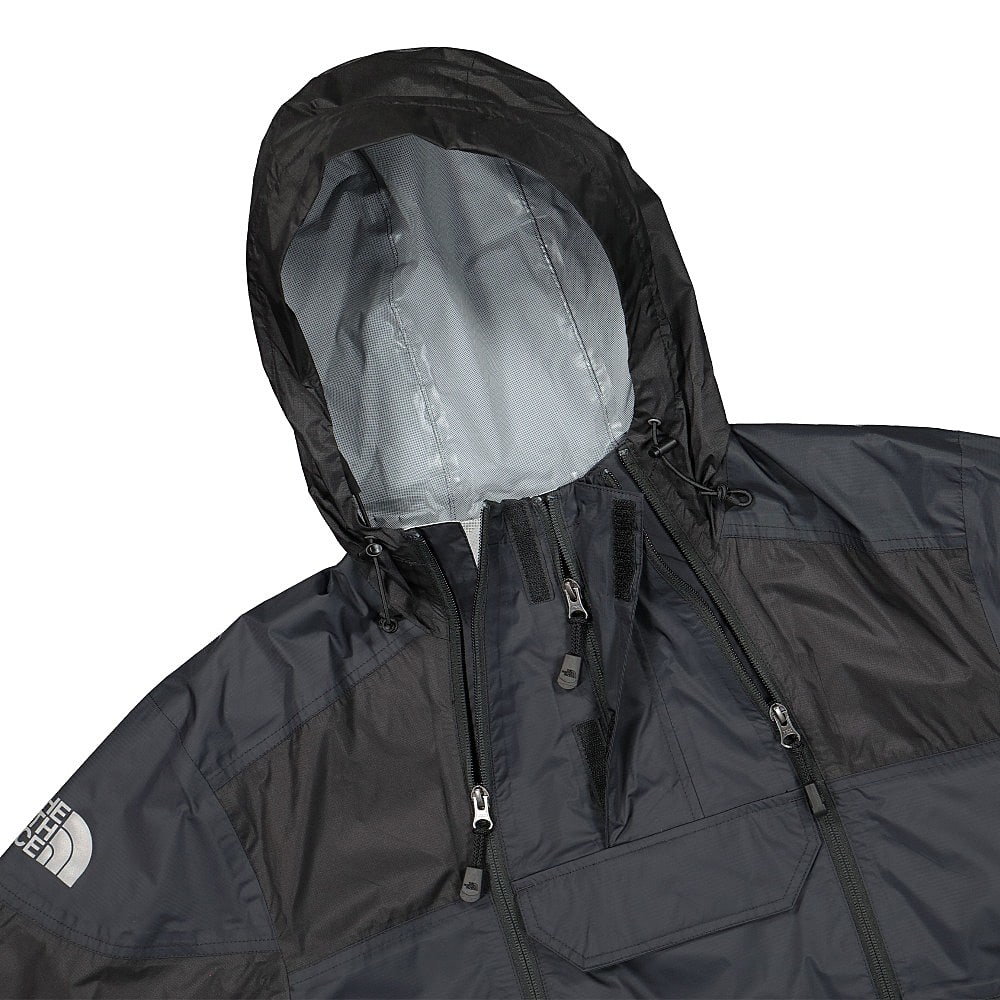 The North Face Steep Tech Light Rain Jacket Black Jackets Close-up | Overkill