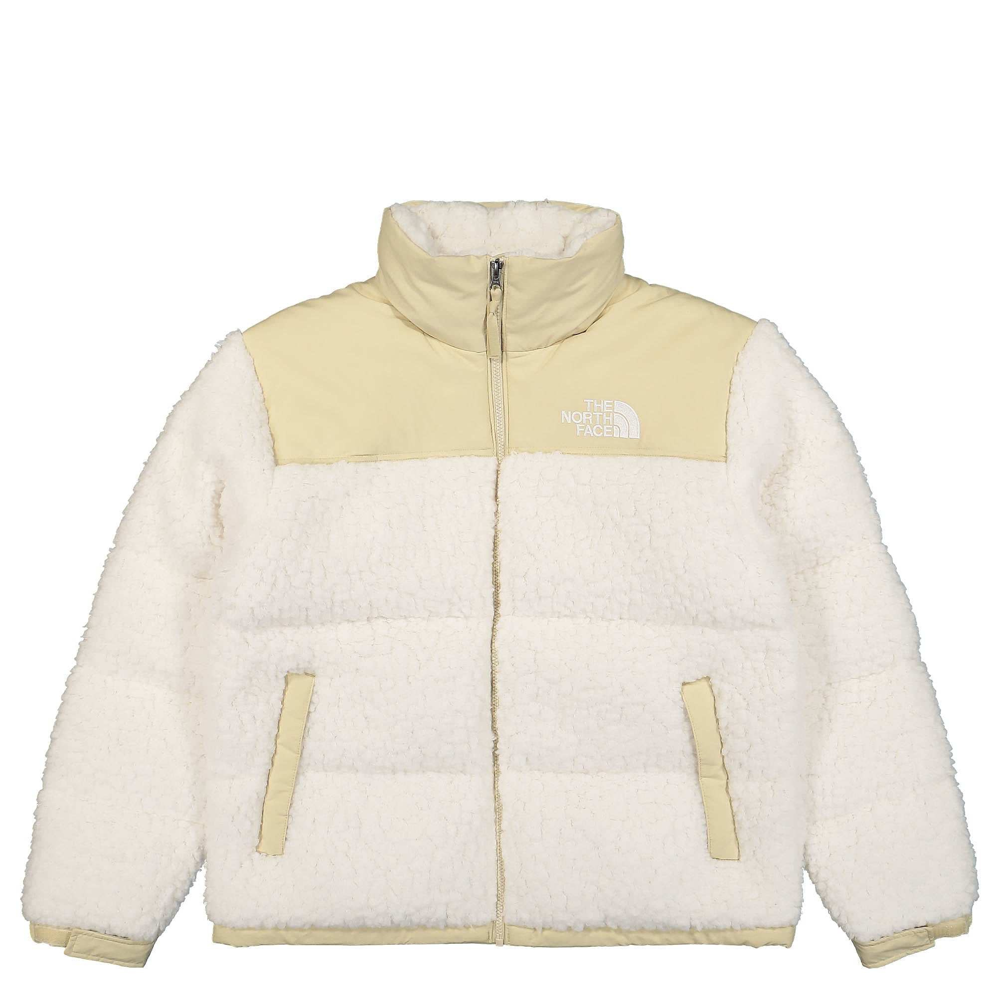 The North Face High Pile Nuptse Jacket Gardenia White - Gravel Jackets NF0A5A844U0 | Overkill