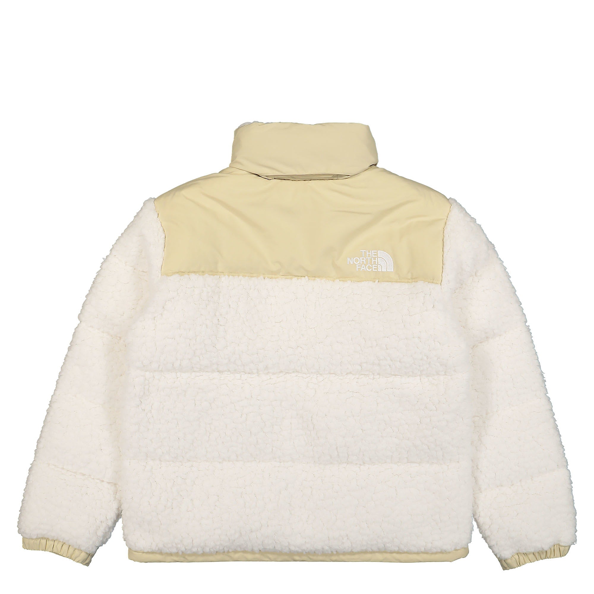 The North Face High Pile Nuptse Jacket Gardenia White - Gravel Jackets Material | Overkill