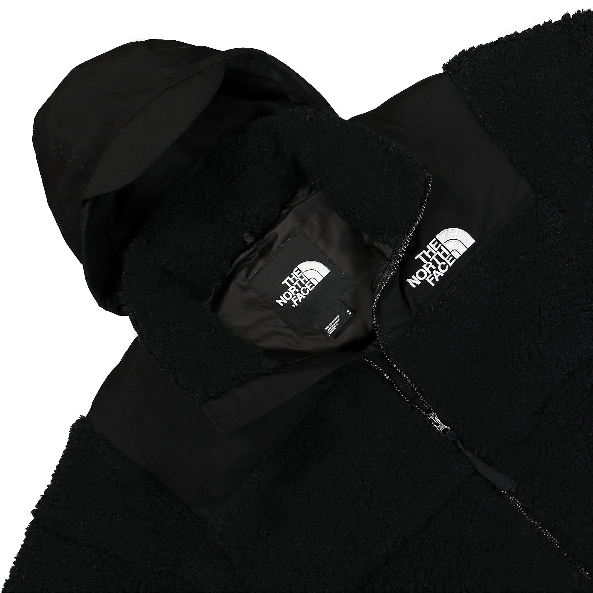 The North Face High Pile Nuptse Jacket Black Jackets Close-up | Overkill