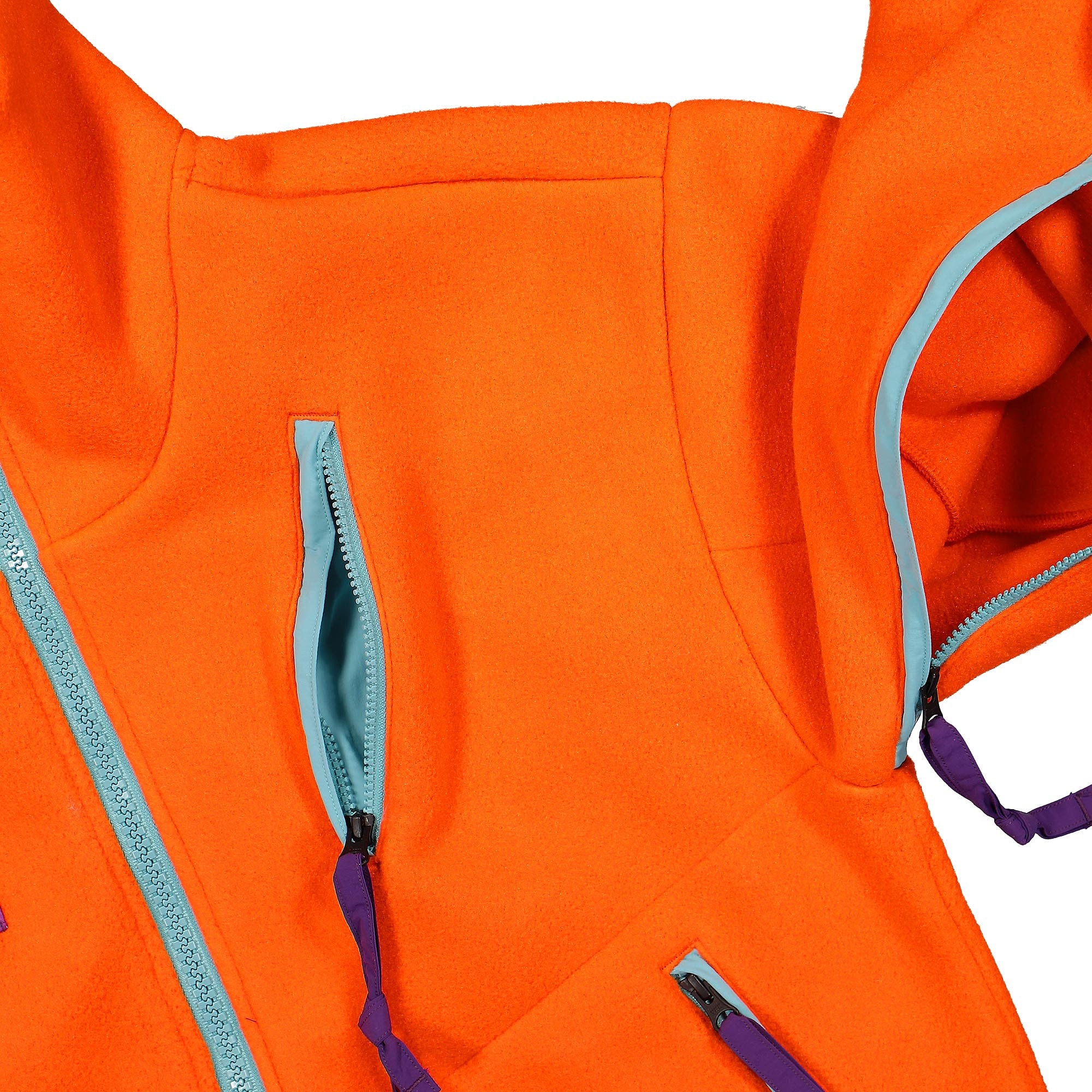 The North Face Tae Fleece Fullzip Jacket Red Orange Jackets Detail view 1 | Overkill
