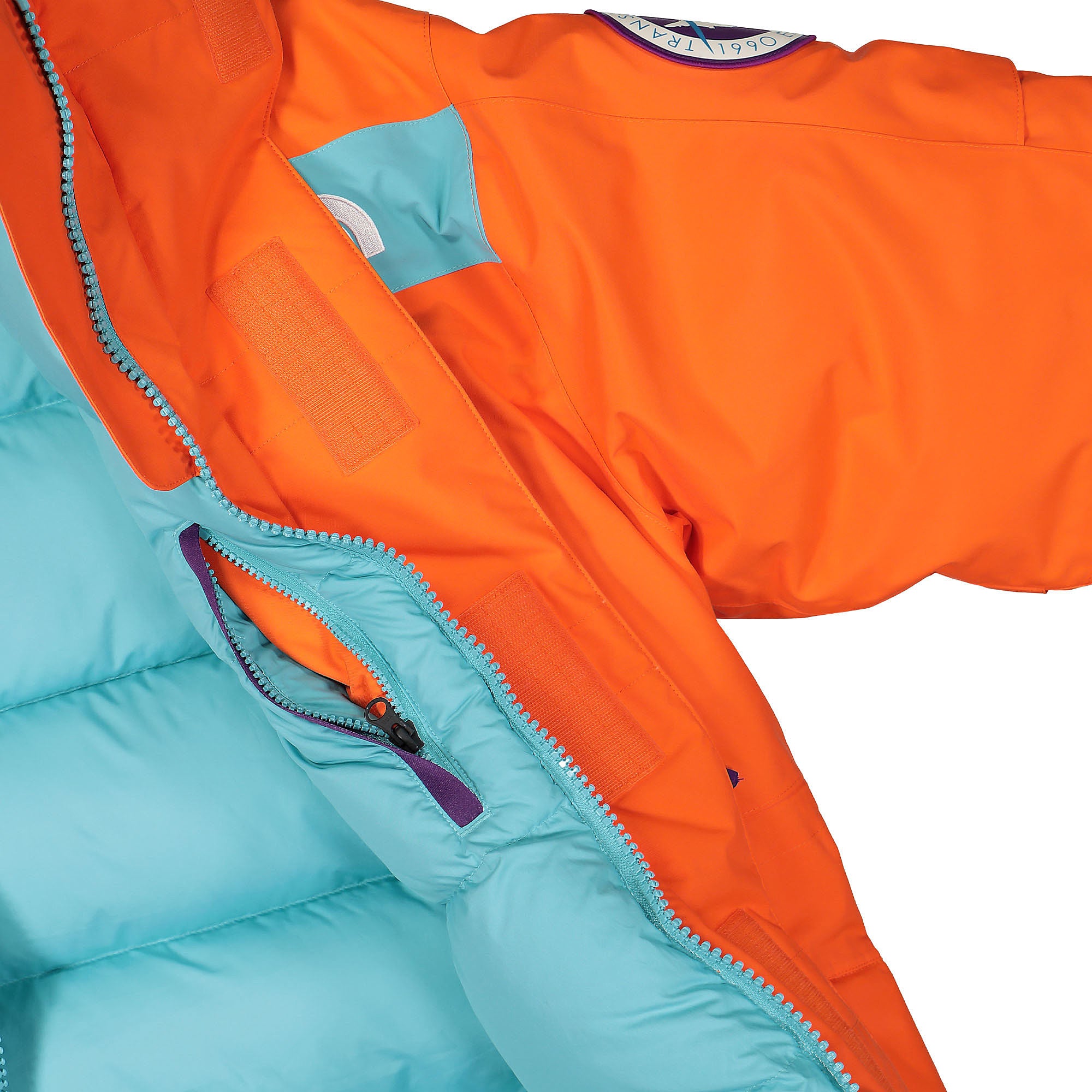 The North Face CTAE Expedition Parka Red Orange Puffer Jackets Detail view 1 | Overkill