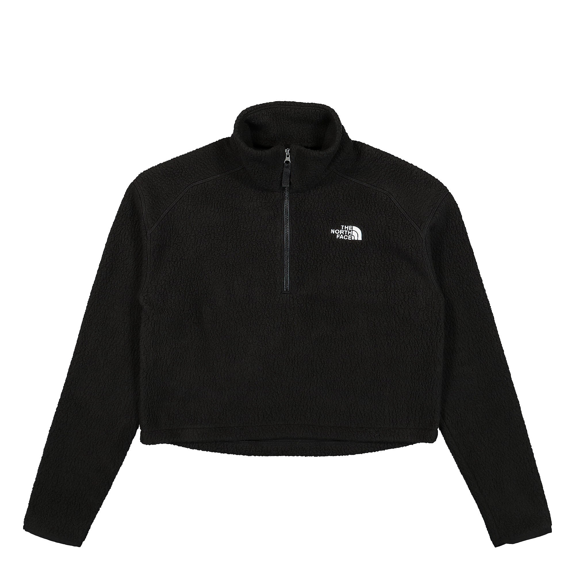 The North Face W Crop High Pile Fleece Black Sweatshirts NF0A5IIGJK3 | Overkill