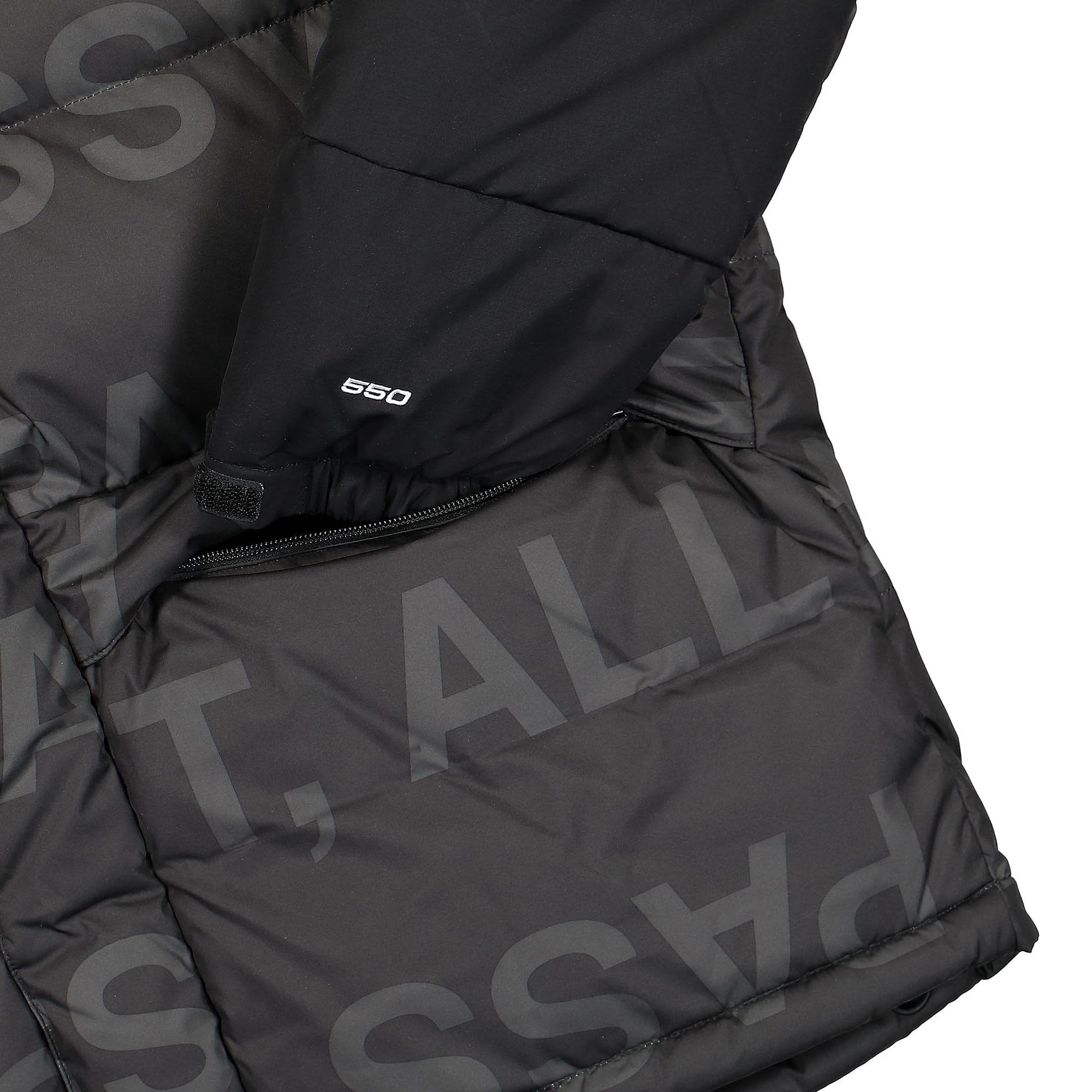The North Face Conrads Flag Himalayan Down Parka TNF Black Puffer Jackets Detailfoto | Overkill