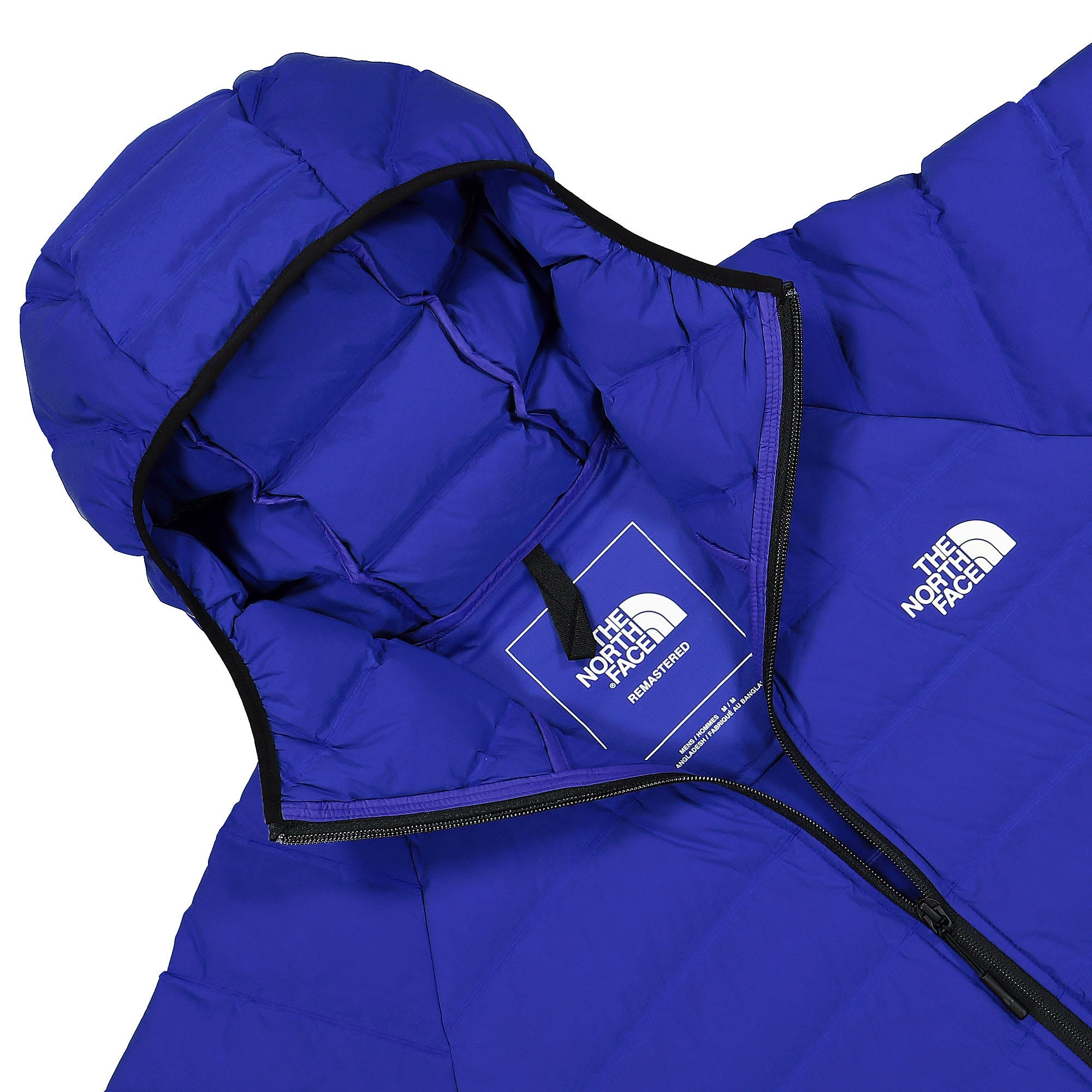 The North Face Rmst Down Hoodie Lapis Blue Hoodies Close-up | Overkill