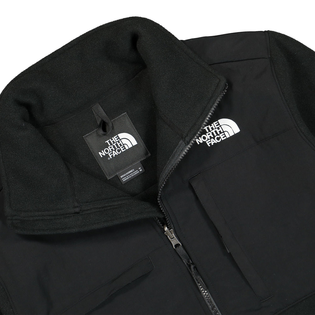 The North Face Denali Jacket Black Fleece Jackets Close-up | Overkill