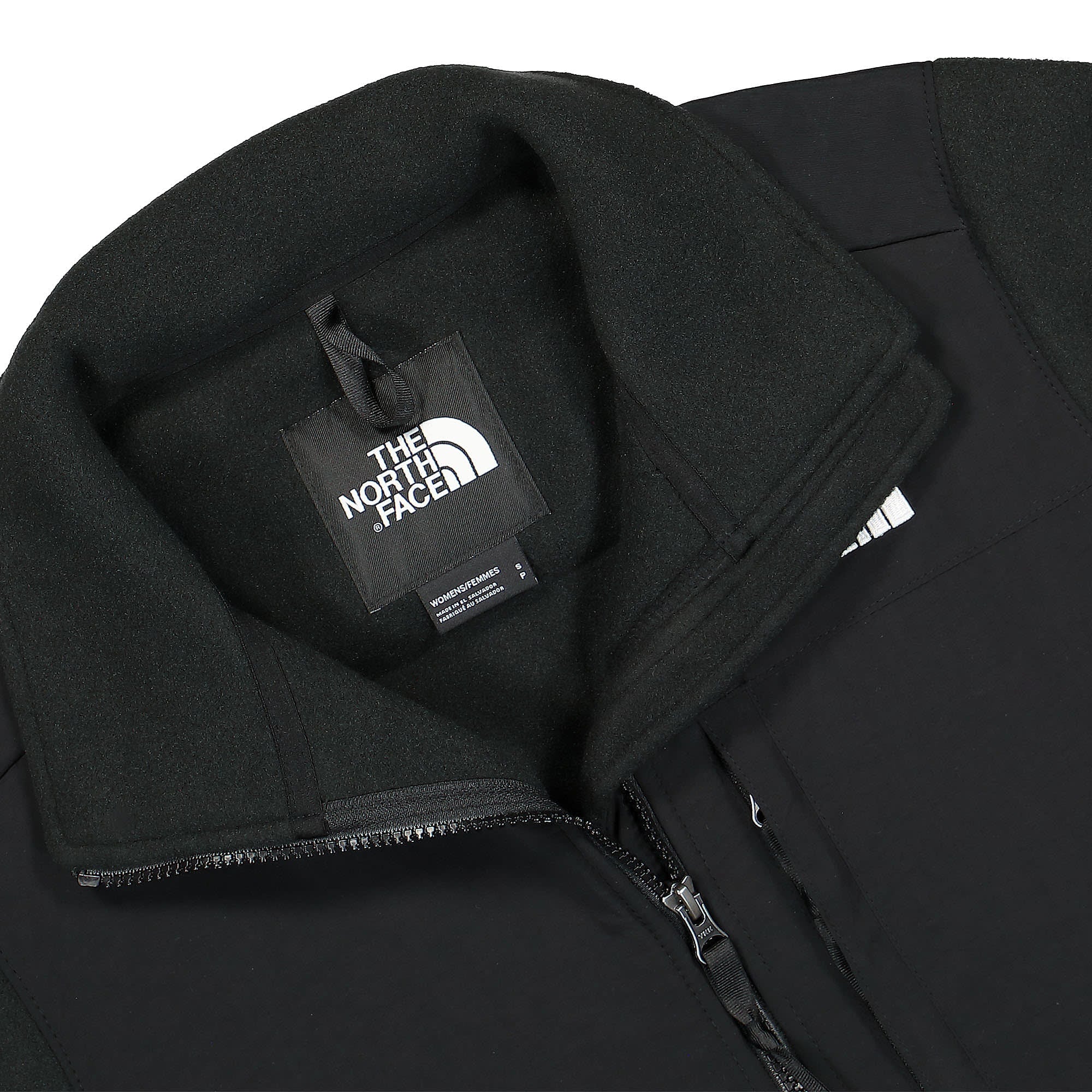 The North Face W Denali Jacket Black Jackets Close-up | Overkill