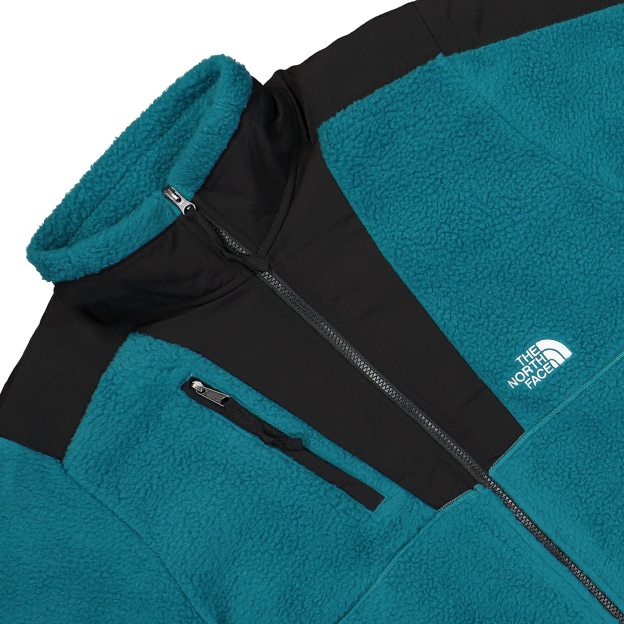The North Face 94 High Pile Denali Jacket Harbor Blue Fleece Jackets Close-up | Overkill