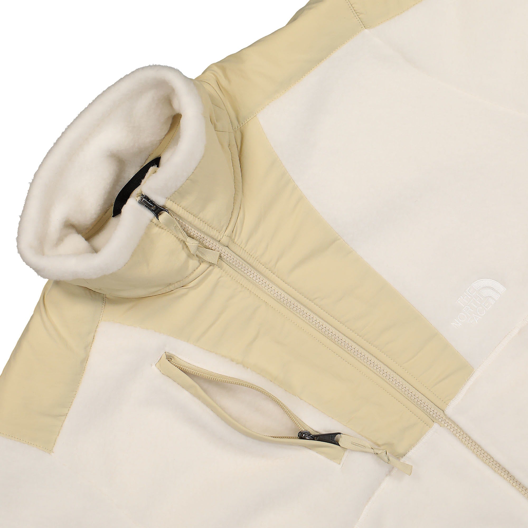 The North Face 94 High Pile Denali Jacket Gardenia White - Gravel Fleece Jackets Detail view 1 | Overkill