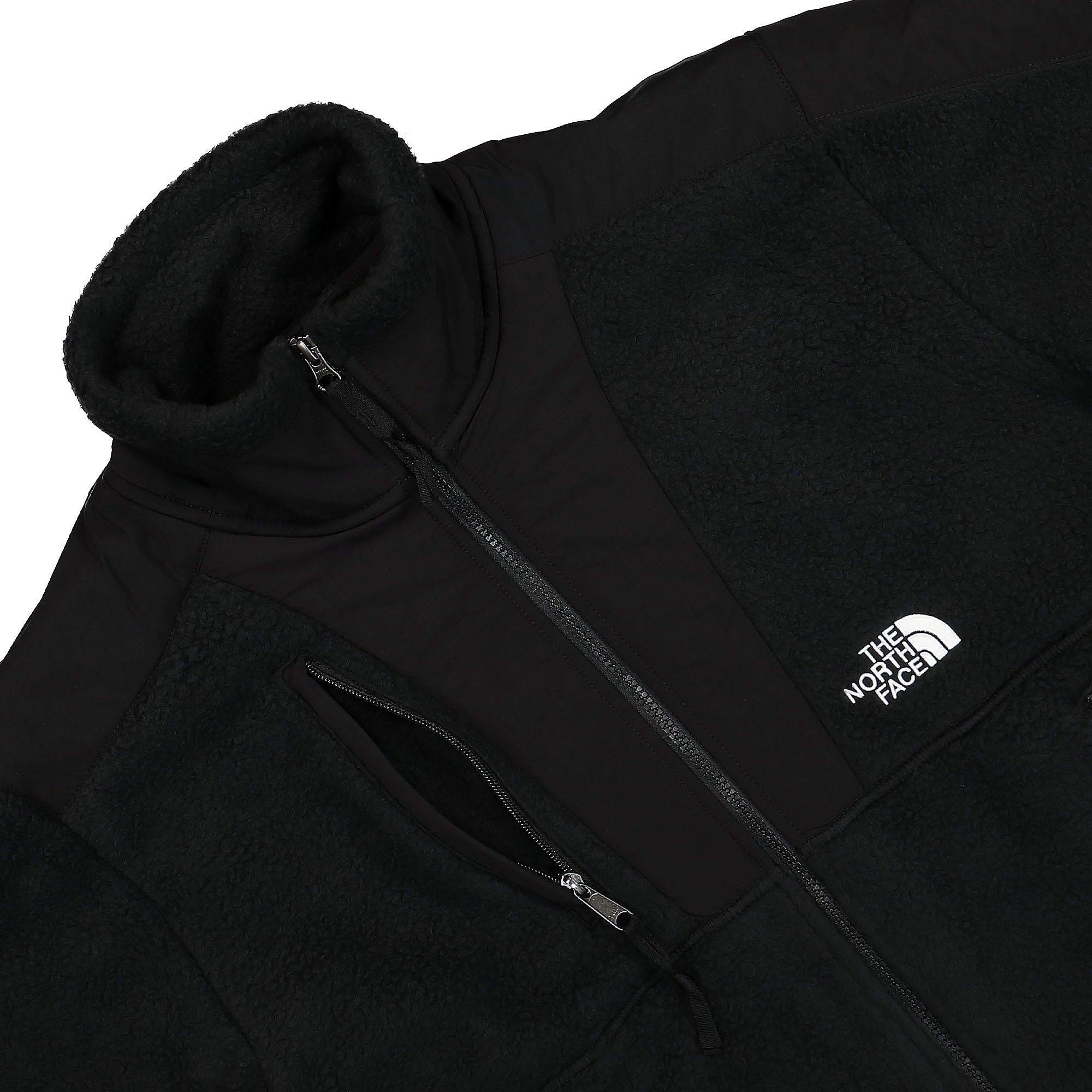 The North Face 94 High Pile Denali Jacket Black Fleece Jackets Detailfoto | Overkill