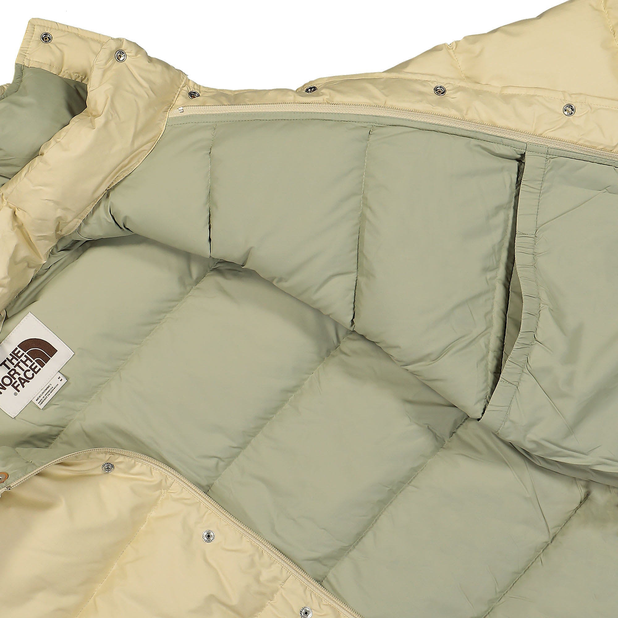 The North Face 71 Sierra Down Short Jacket Gravel Puffer Jackets Detail view 1 | Overkill