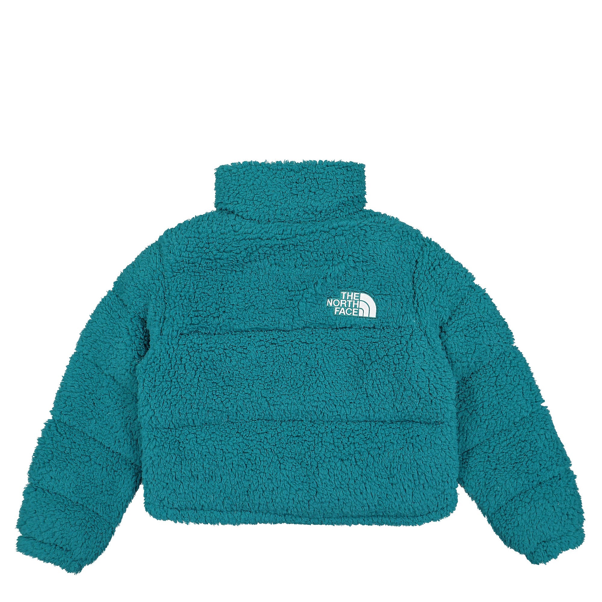 The North Face W High Pile Nuptse Jacket Harbor Blue Jackets Material | Overkill