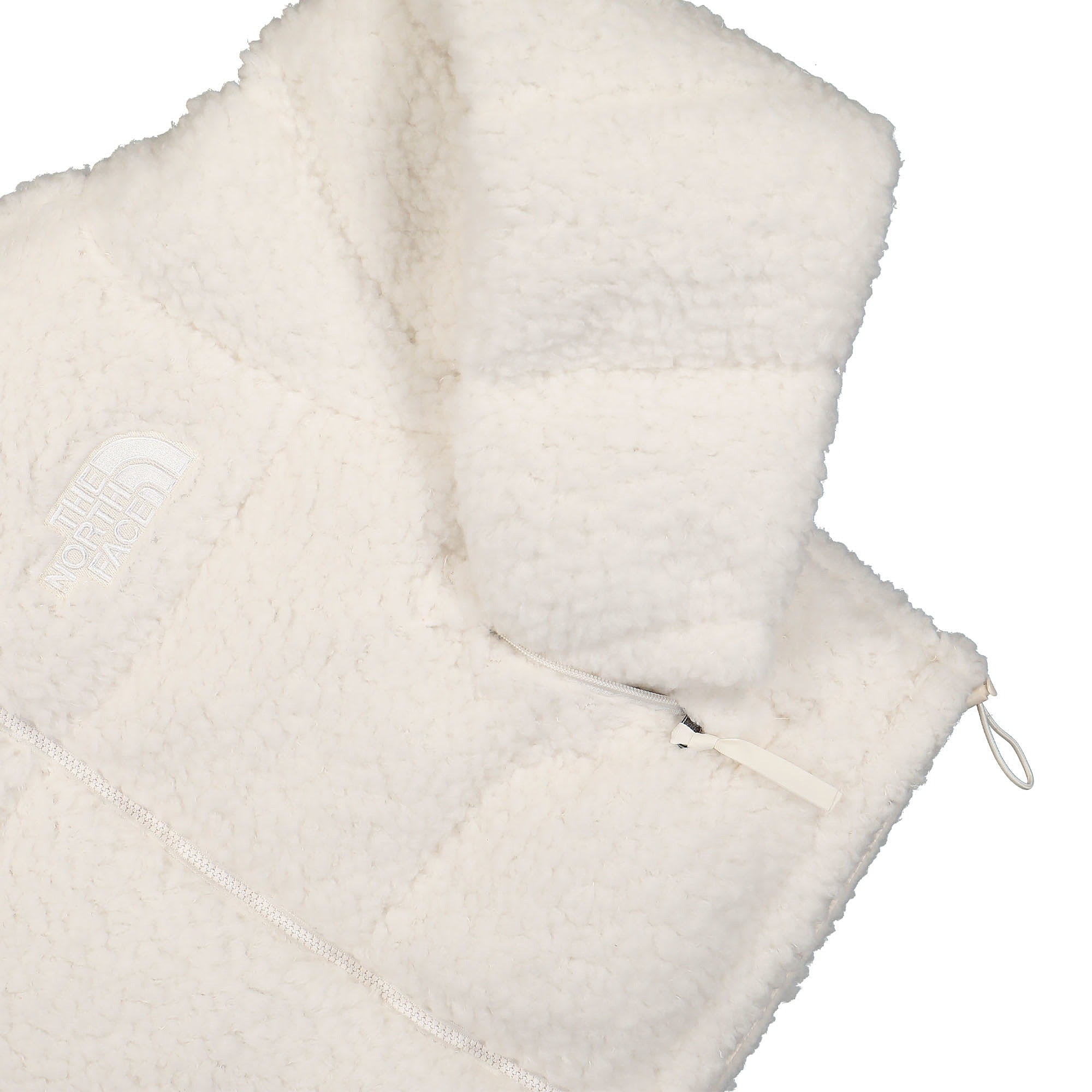 The North Face W High Pile Nuptse Jacket Gardenia White Jackets Detailfoto | Overkill