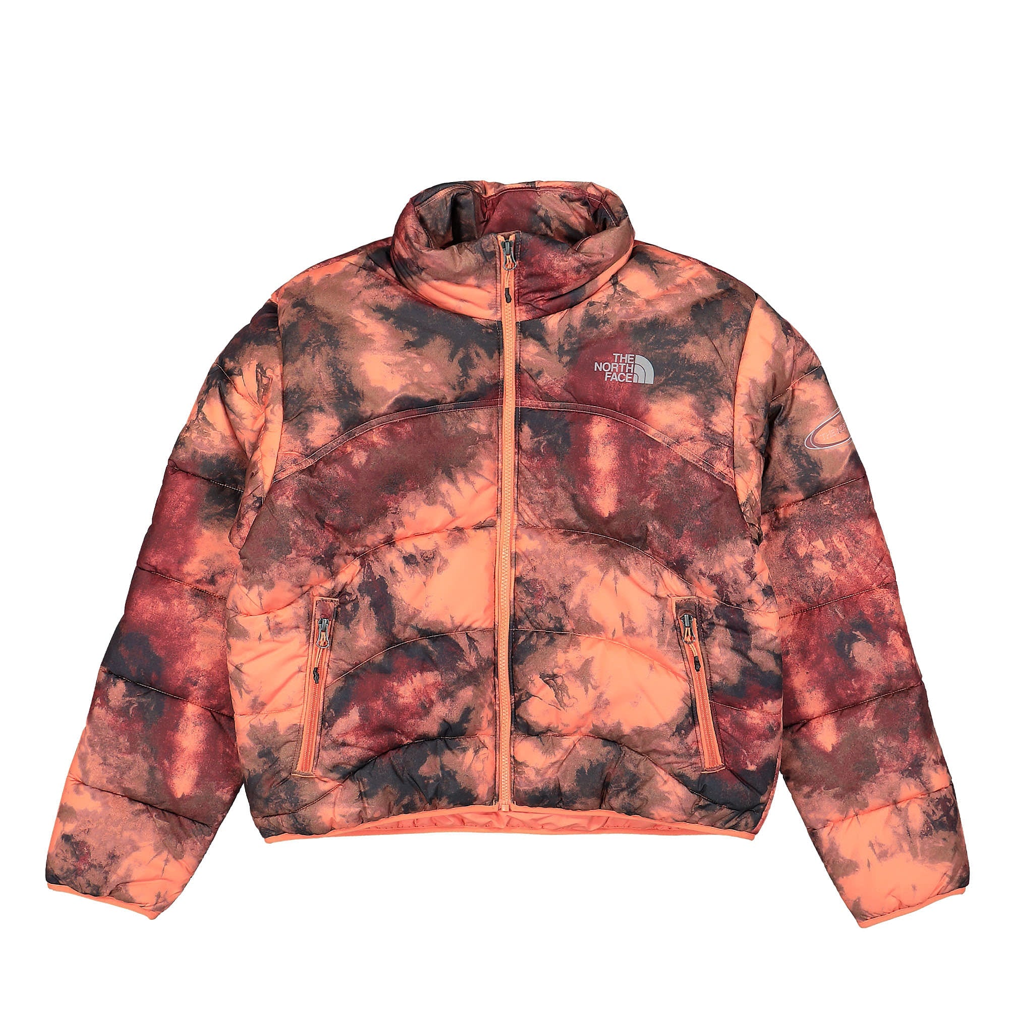 The North Face W 2000 Printed Elements Jacket Coral Sunrise Ice Dye Print Jackets NF0A7WU8987 | Overkill