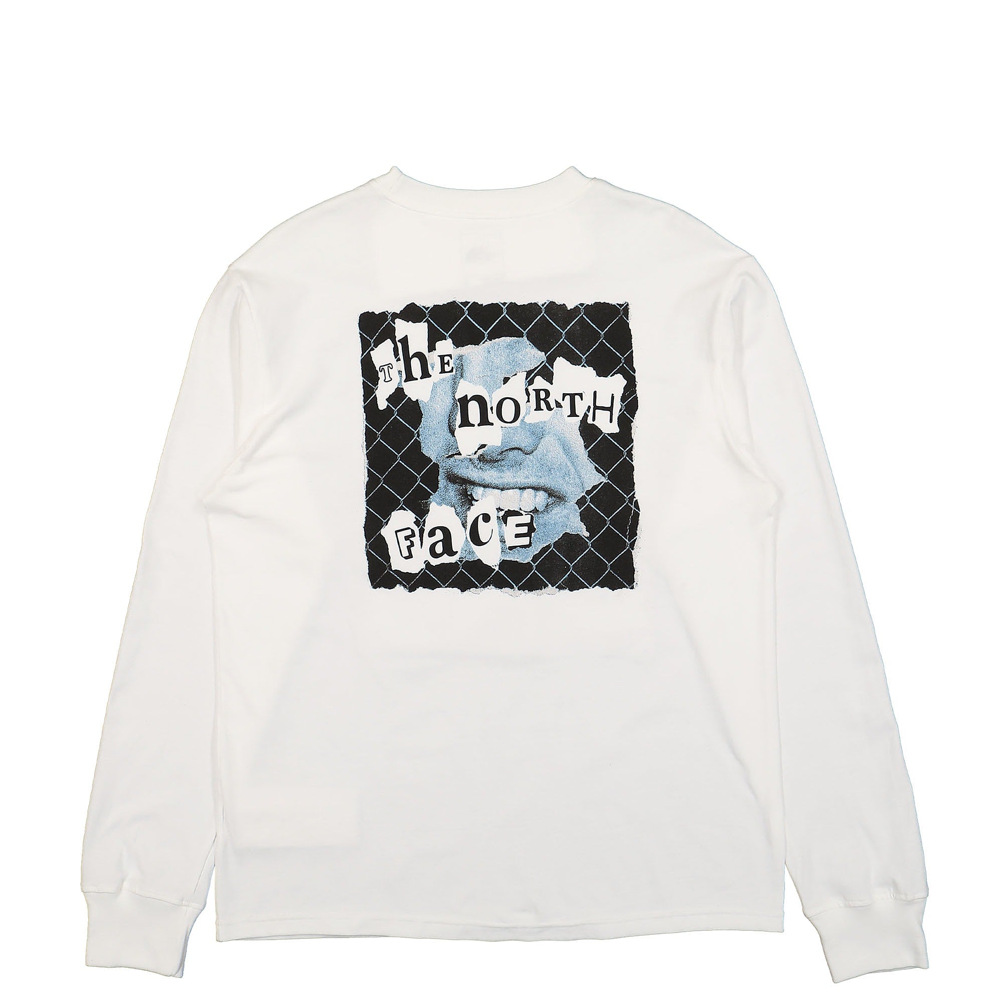 The North Face Printed Heavyweight Longsleeve Tee White Longsleeves Material | Overkill