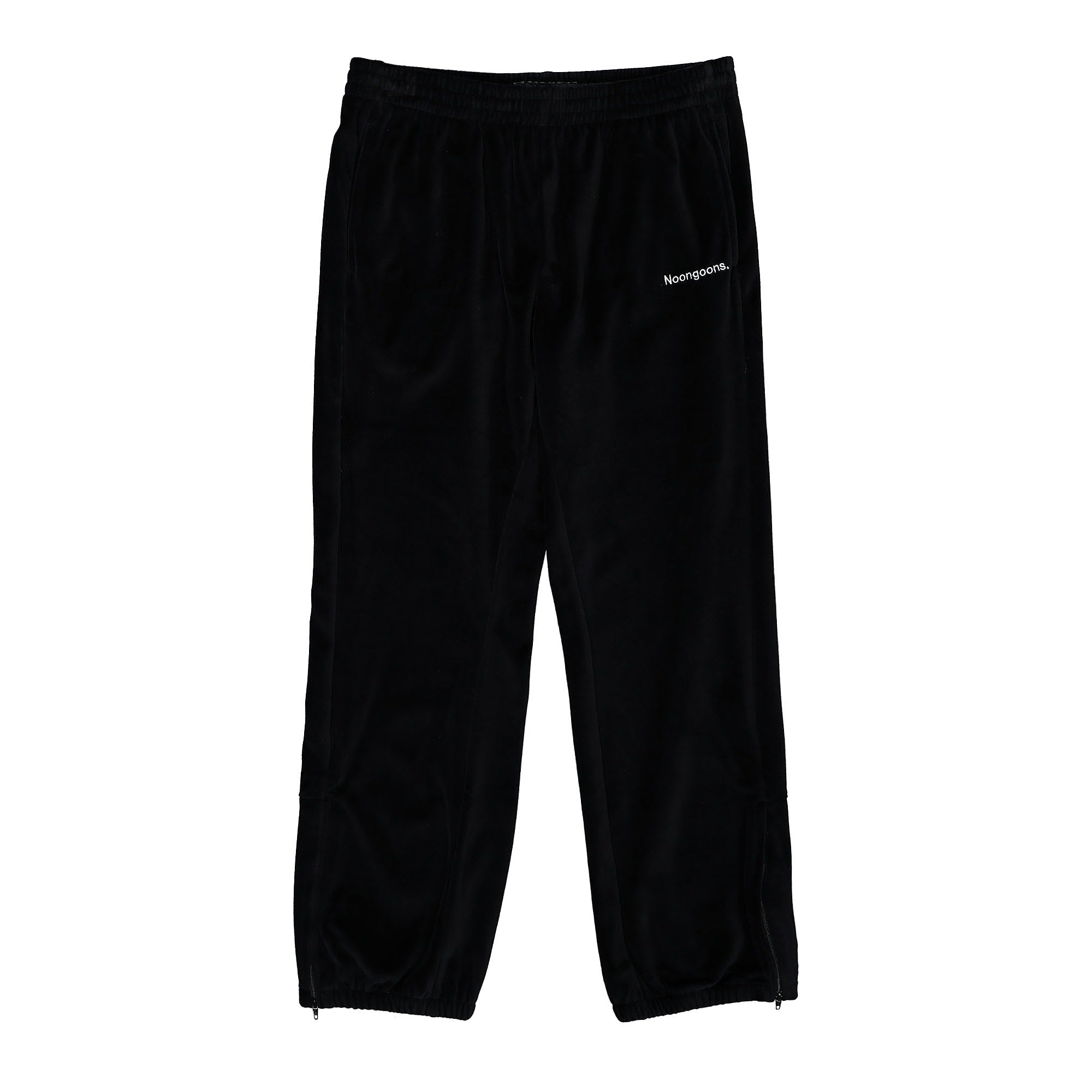 Noon Goons Sprint Velour Trackpant Black Sweat & Track Pants NGFW22030 | Overkill