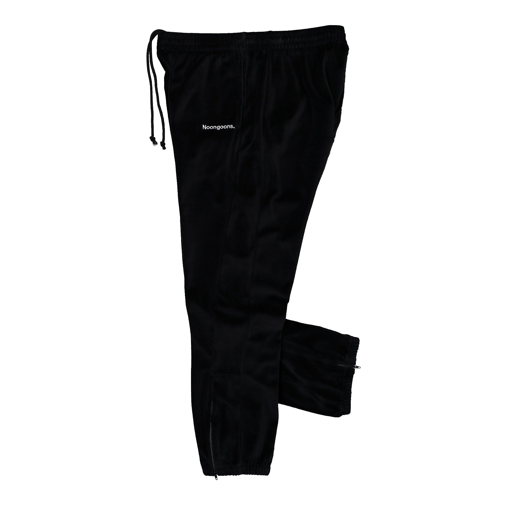 Noon Goons Sprint Velour Trackpant Black Sweat & Track Pants Close-up | Overkill