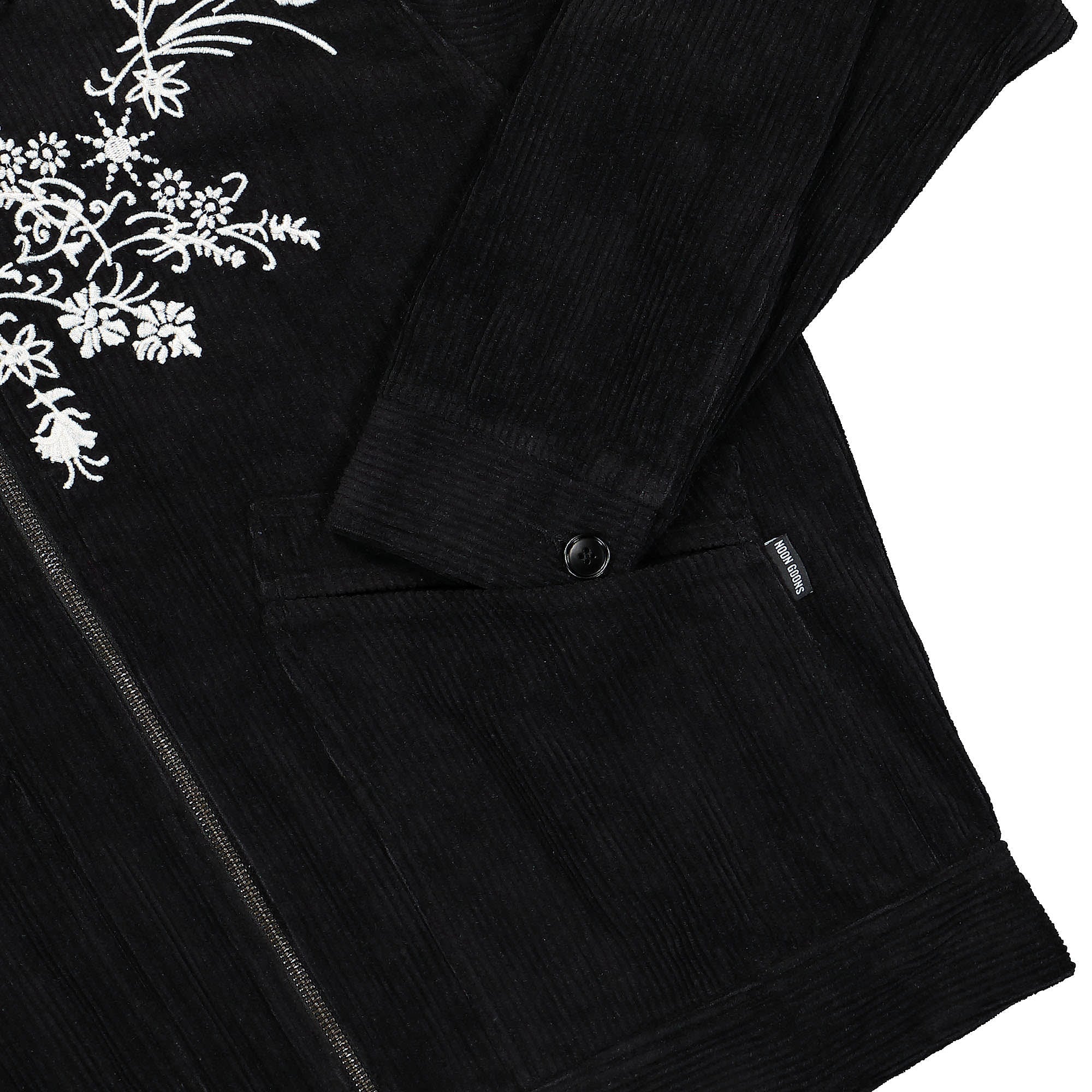 Noon Goons Carlsbad Corduroy Jacket Black Jackets Detailfoto | Overkill