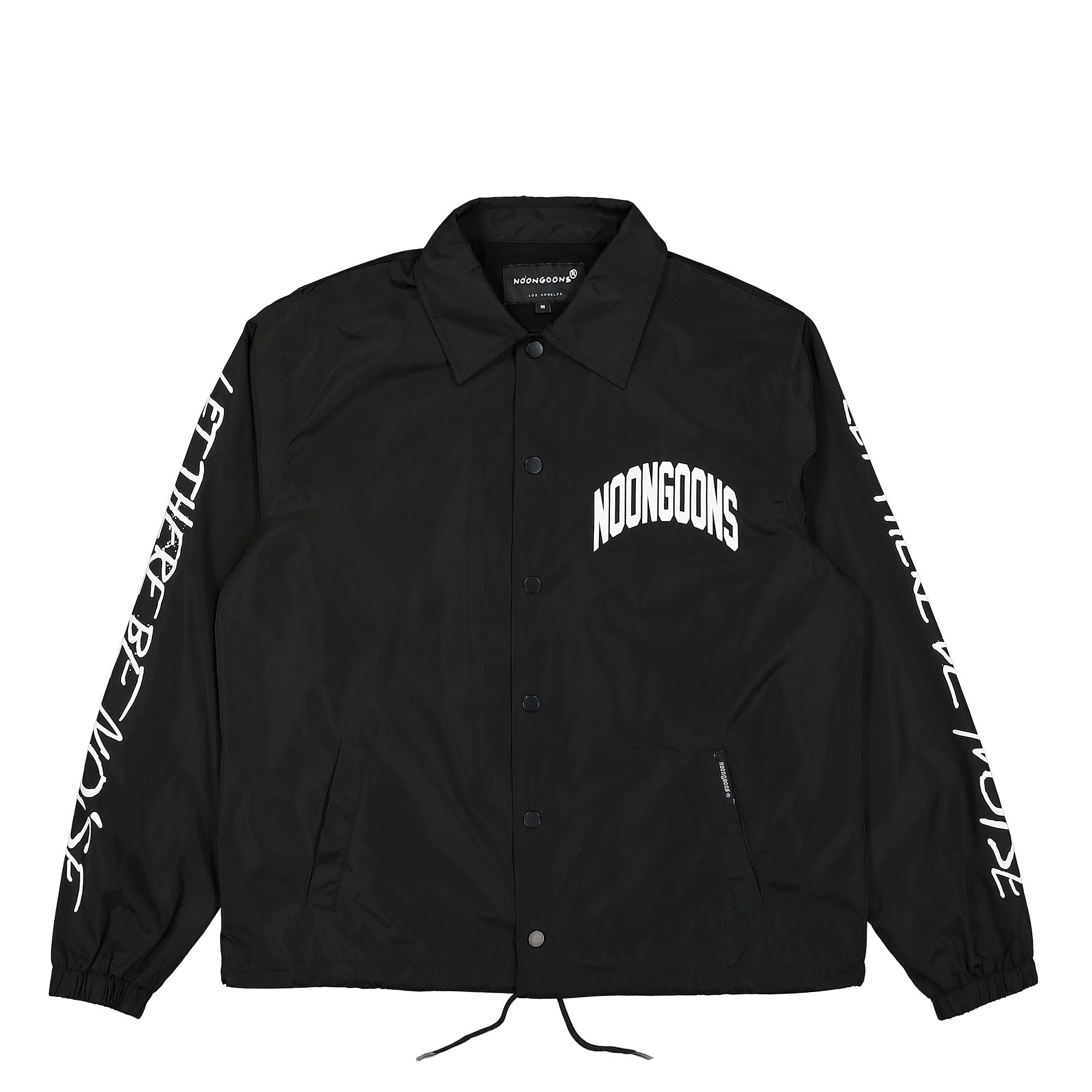 Noon Goons Soundcheck Coaches Jacket Black Jackets NGFW22041 | Overkill