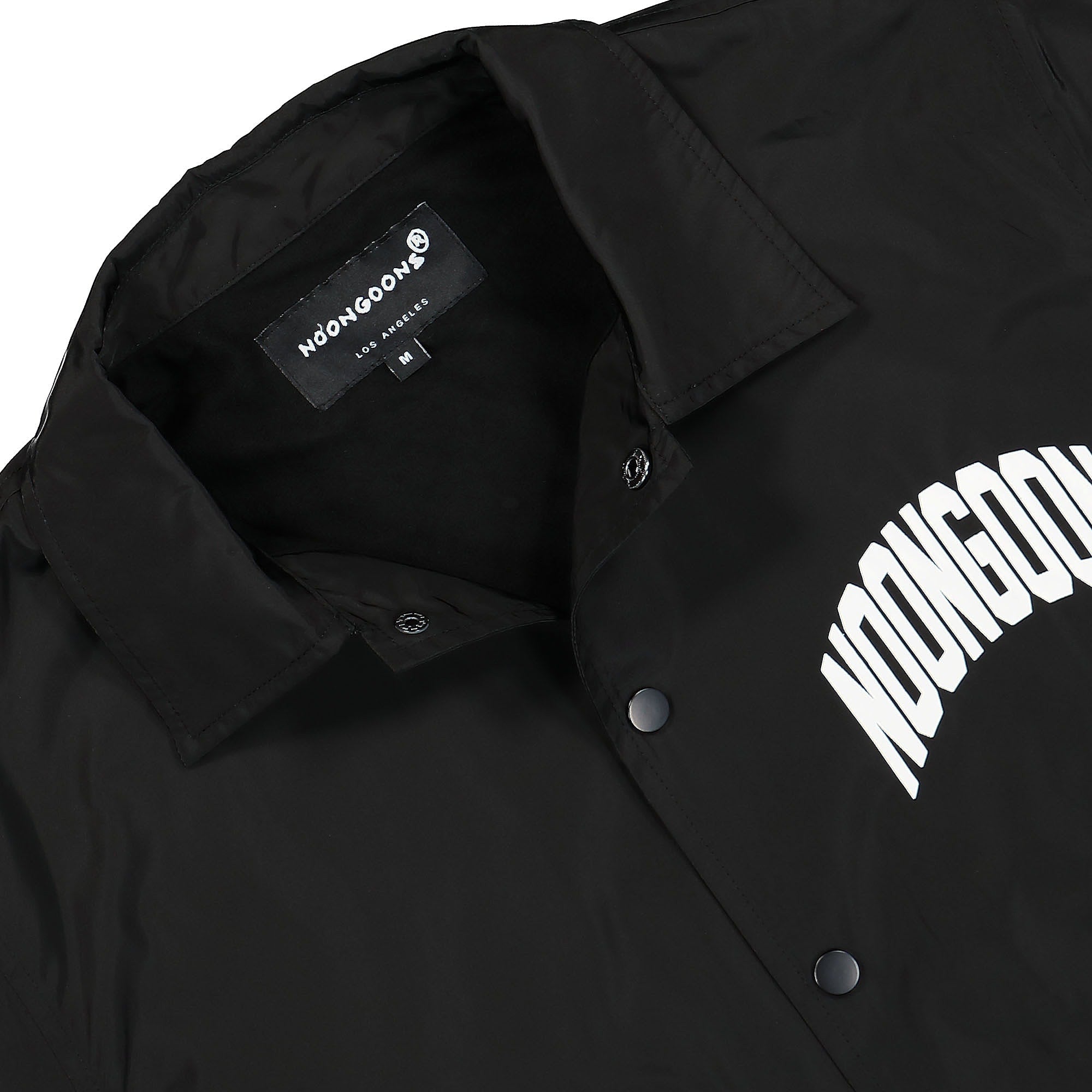 Noon Goons Soundcheck Coaches Jacket Black Jackets Material | Overkill