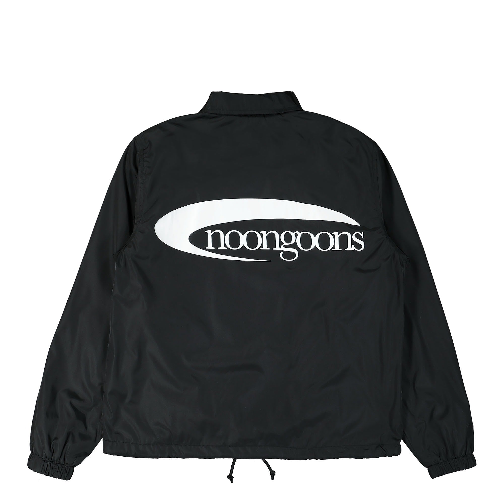Noon Goons Crescent Coaches Jacket Black Track Jackets Close-up | Overkill